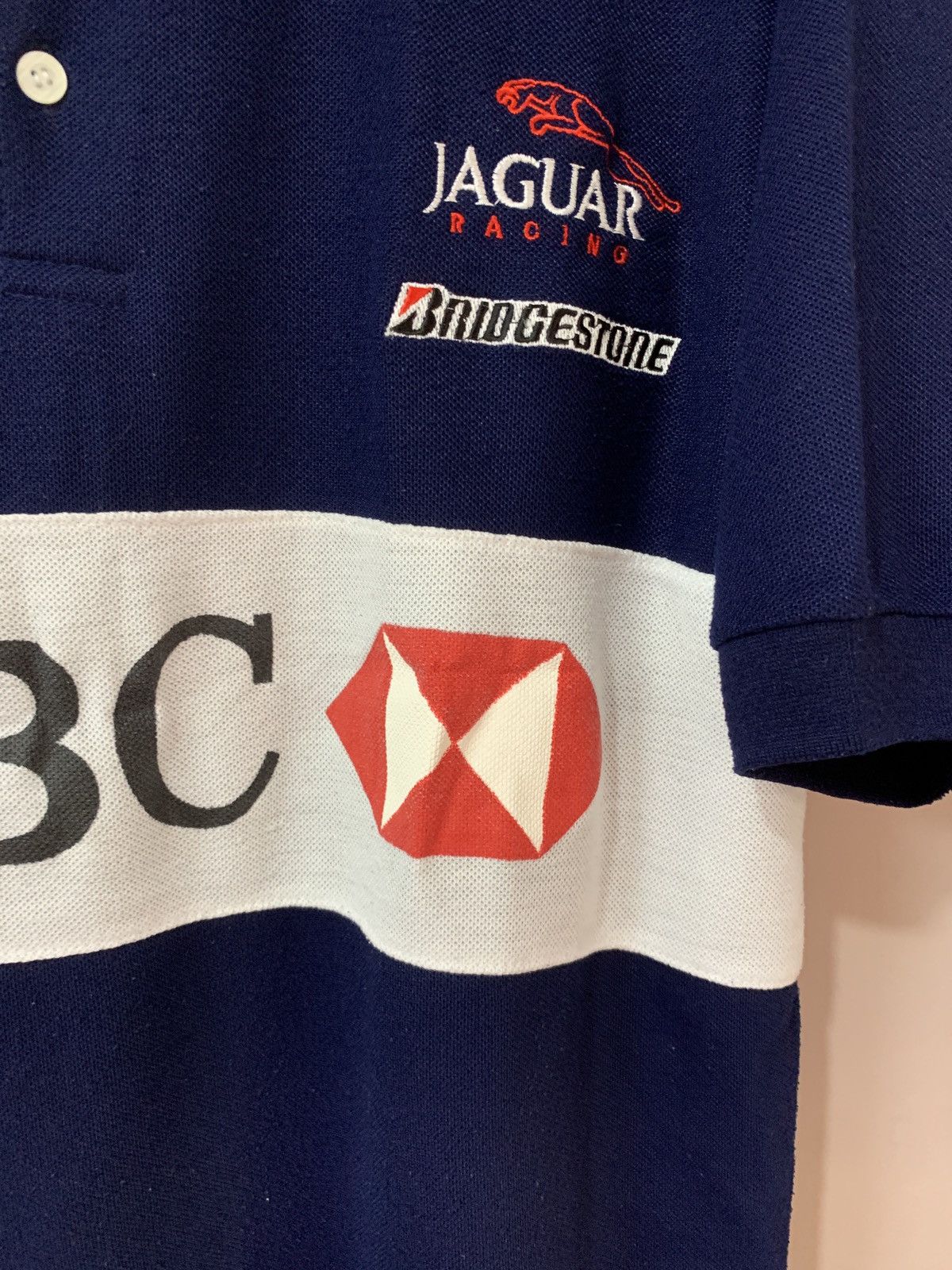 Formula 1 × Vintage Jaguar vintage 90s Racing Polo shirt Formula 1 Blue Size XL Size US XL / EU 56 / 4 - 5 Thumbnail