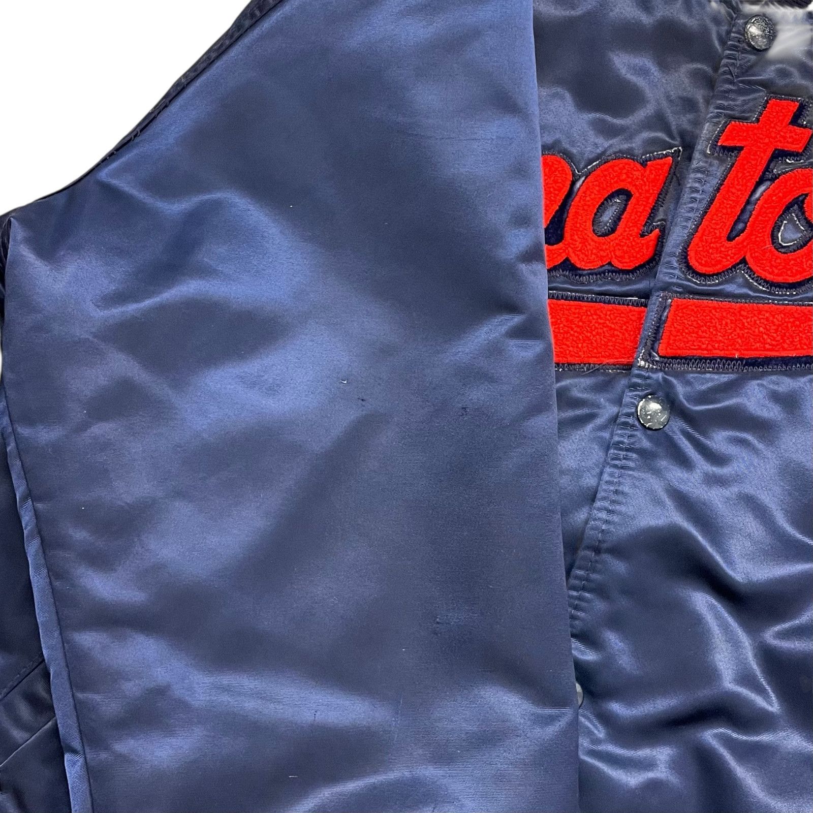 MLB VTG 90s WASHINGTON SENATORS STARTER SATIN BOMBER JACKET XL Size US XL / EU 56 / 4 - 11 Thumbnail