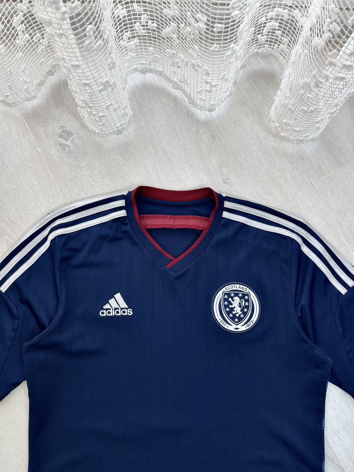 Adidas Adidas Scotland Soccer Jersey 2014/2015 Football Jersey Size US M / EU 48-50 / 2 - 2 Thumbnail