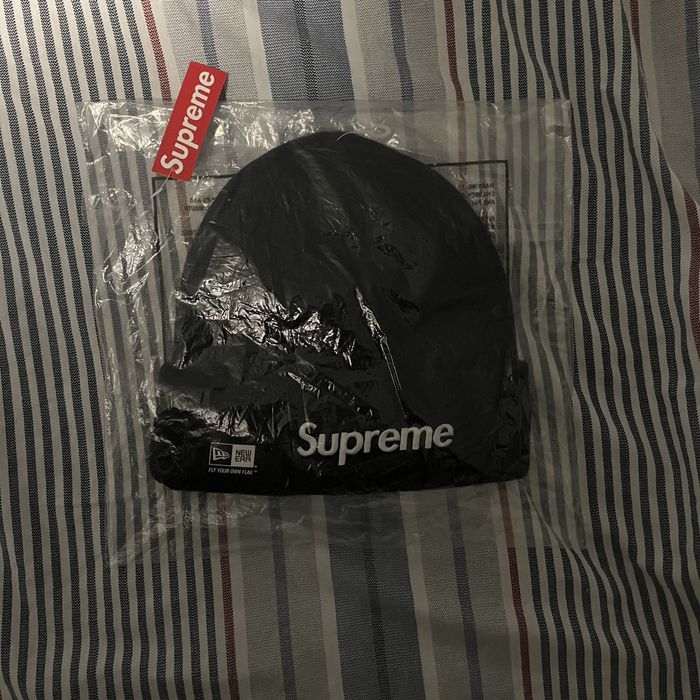 Supreme F/W15 Supreme x New Era Box Logo Beanie - Navy DSWT | Grailed