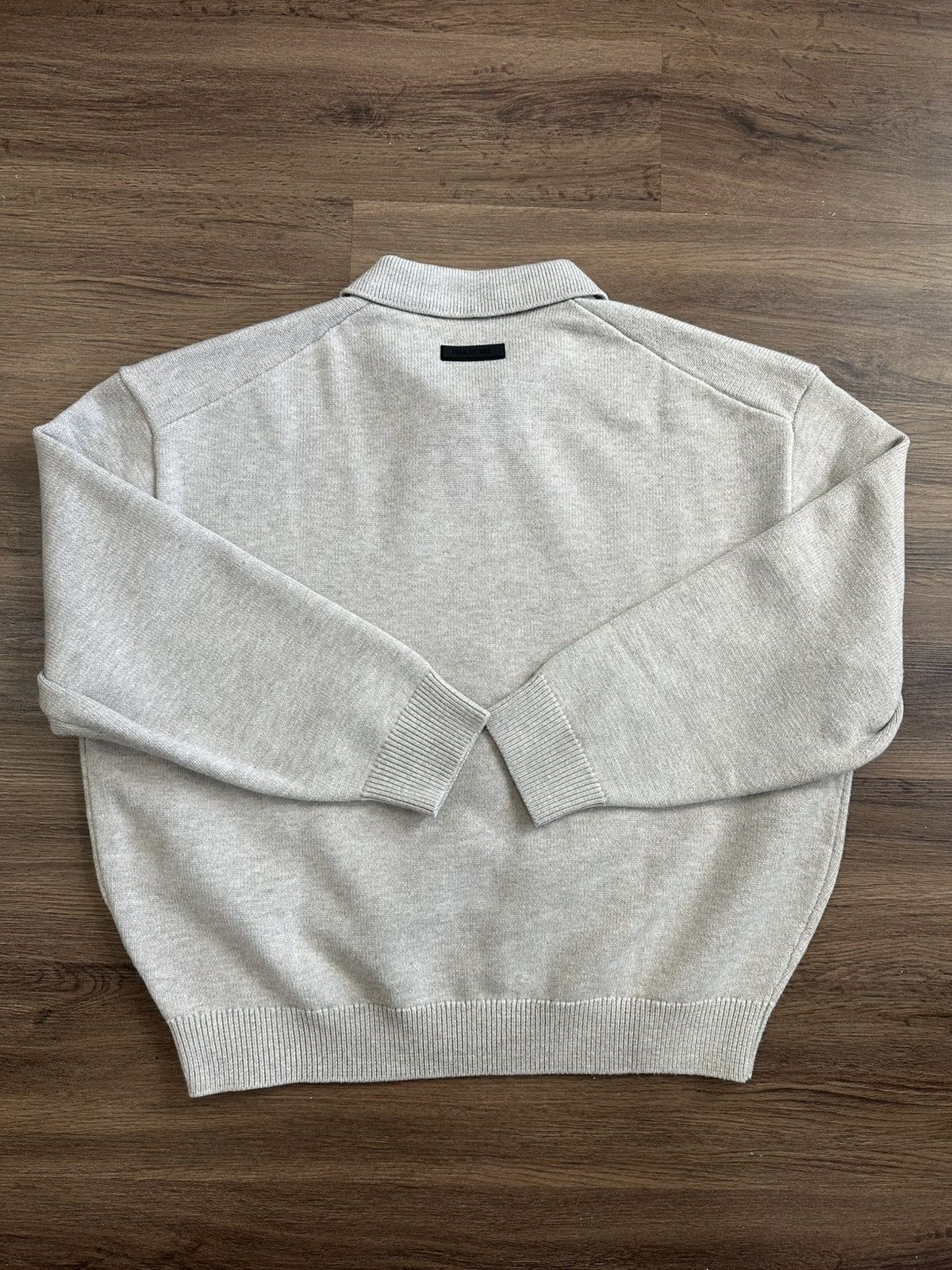 Fear of God Fear of God Essentials Dark Heather Knit Polo Size US M / EU 48-50 / 2 - 4 Thumbnail