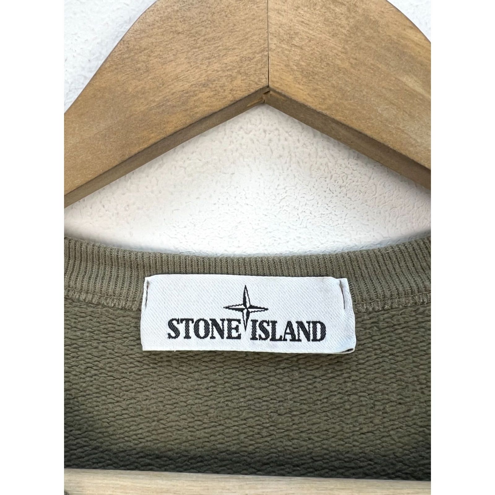 Stone Island Stone Island Sweatshirt Khaki Mens Crewneck Pullover Casual Top Size S Logo Knit Long Sleeve Cotton Regular Fit Size US S / EU 44-46 / 1 - 3 Thumbnail
