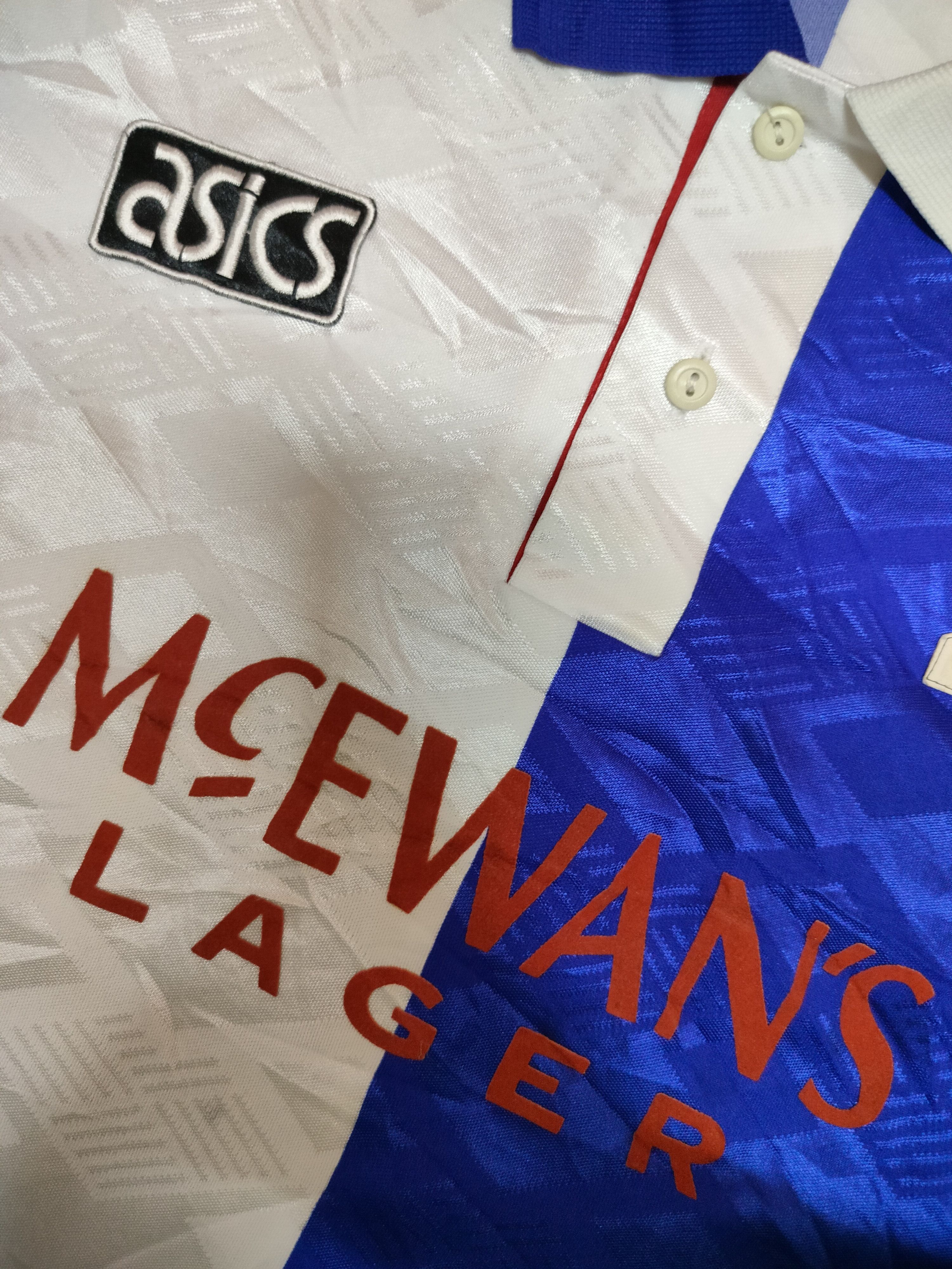 Asics Vintage Blackburn Rovers 92-94 Size US L / EU 52-54 / 3 - 3 Thumbnail