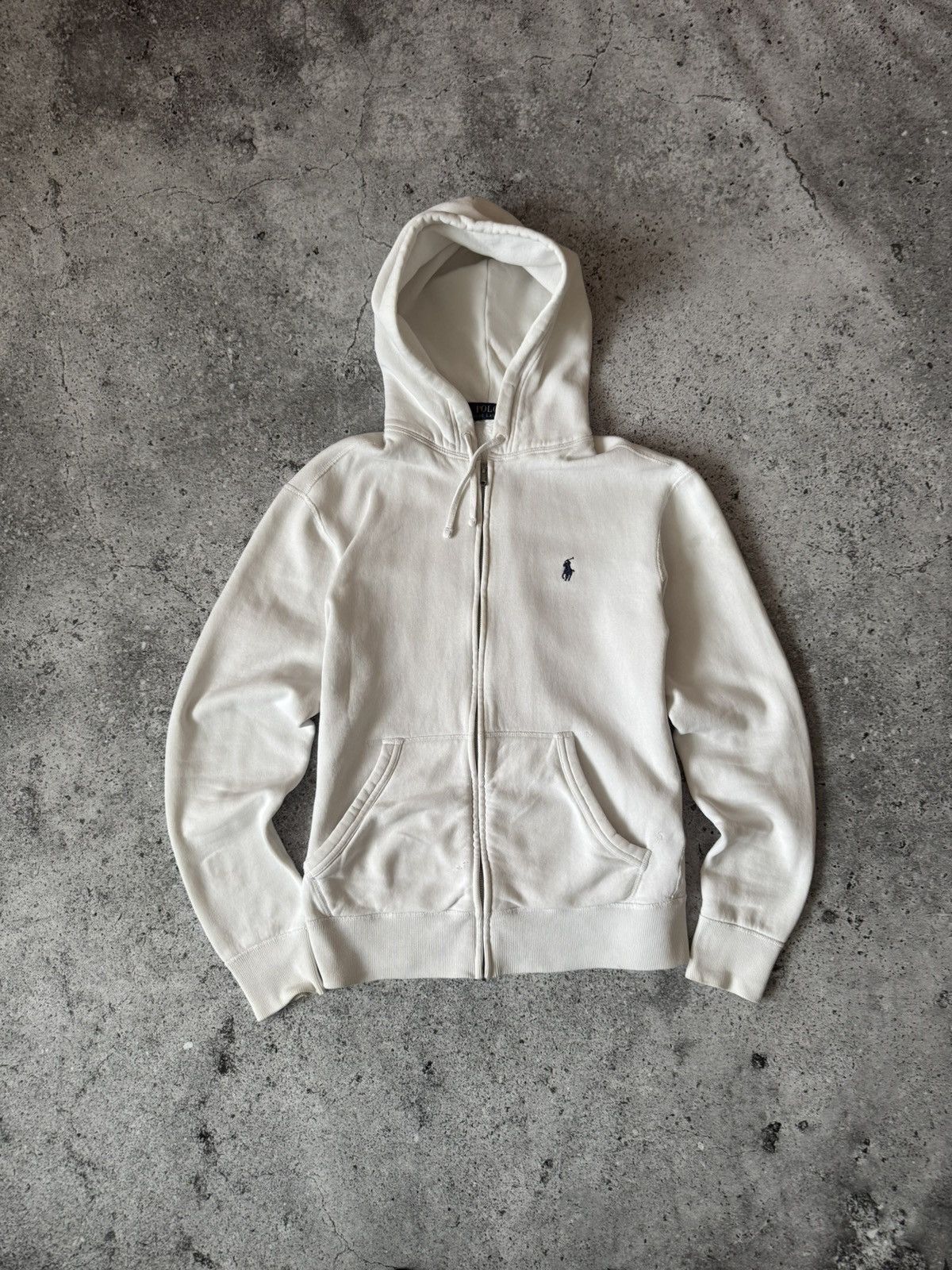 Polo Ralph Lauren Polo Ralph Lauren Full Zipper Hoodie Vintage zip Chief Keef Size US S / EU 44-46 / 1 - 1 Thumbnail