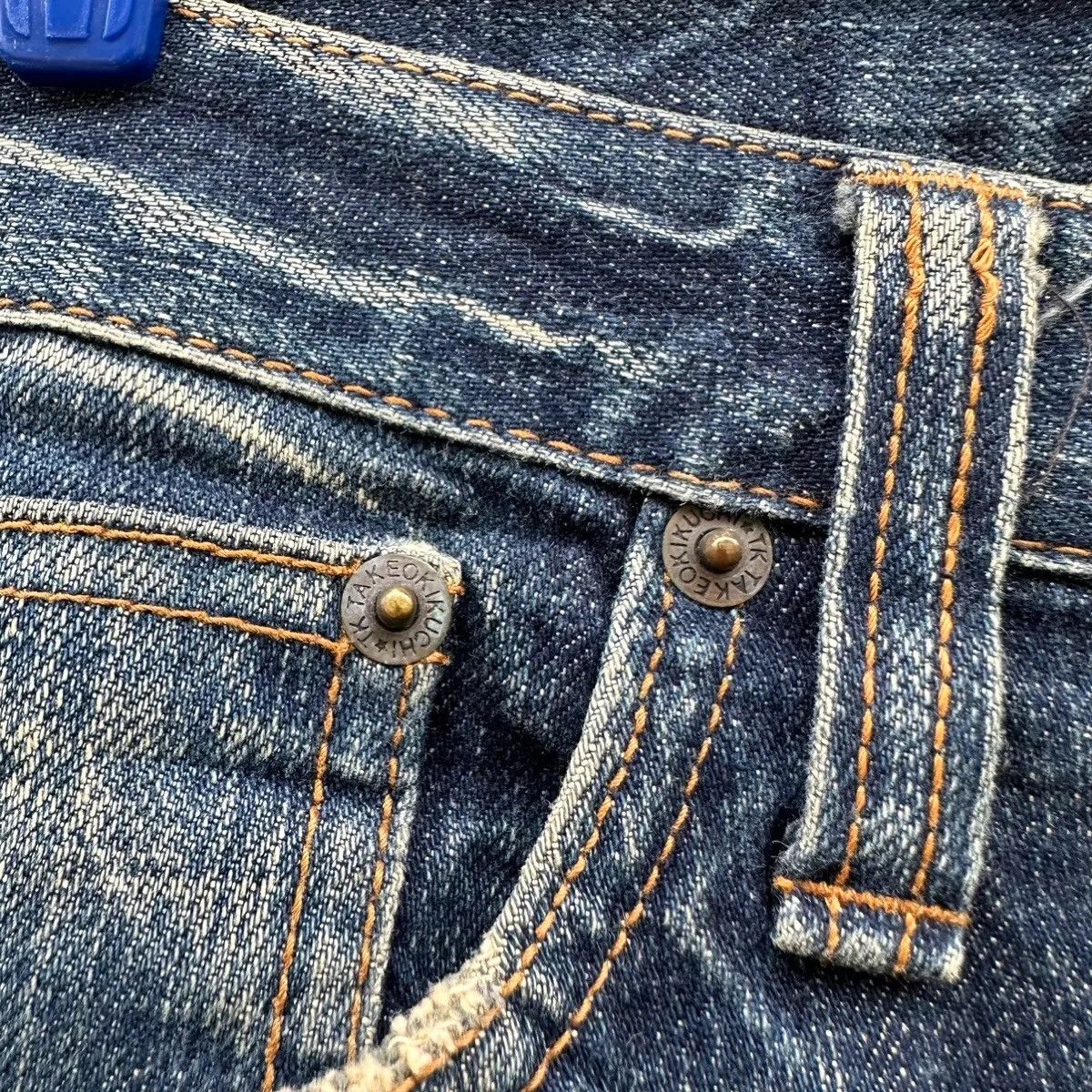 Japanese Brand JAPANESE TAKEO KIKUCHI JEANS RARE NICE FADING DENIM PANTS Size US 32 / EU 48 - 10 Thumbnail