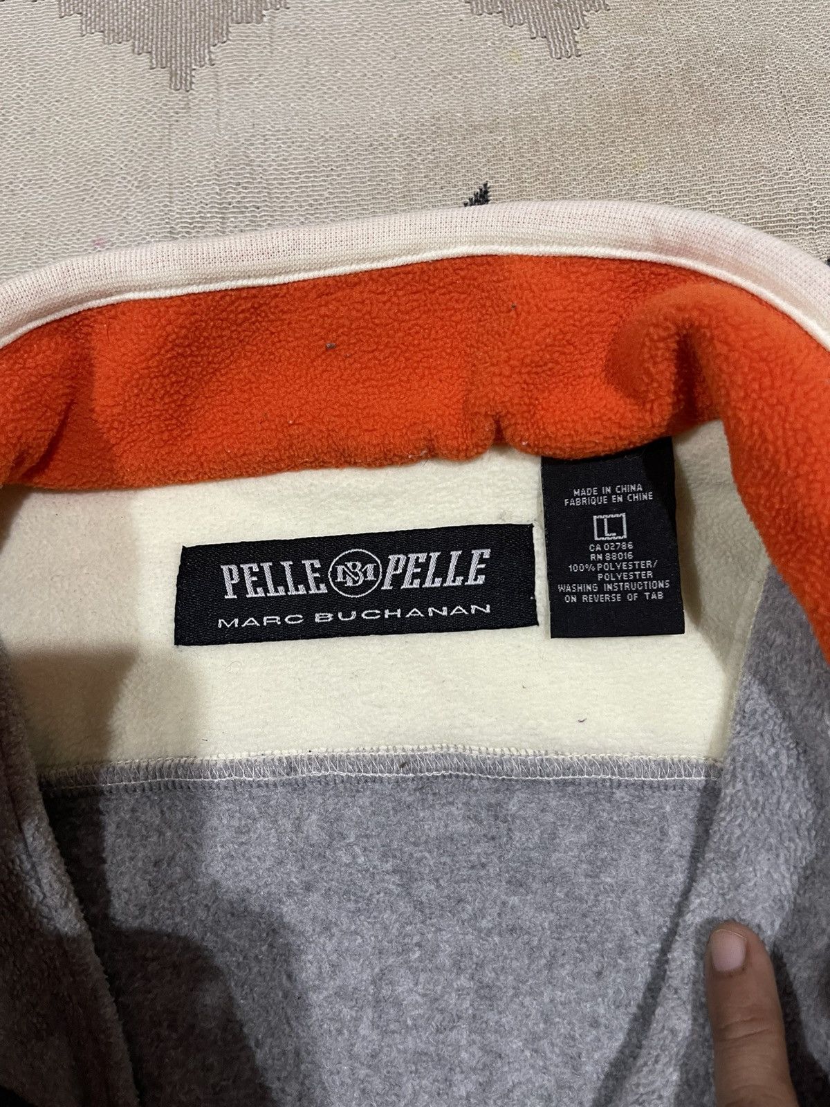 Marc Buchanan VINTAGE Y2K PELLE PELLE MARC BUCHANAN FLEECE SWEATSHIRT Size US L / EU 52-54 / 3 - 9 Thumbnail