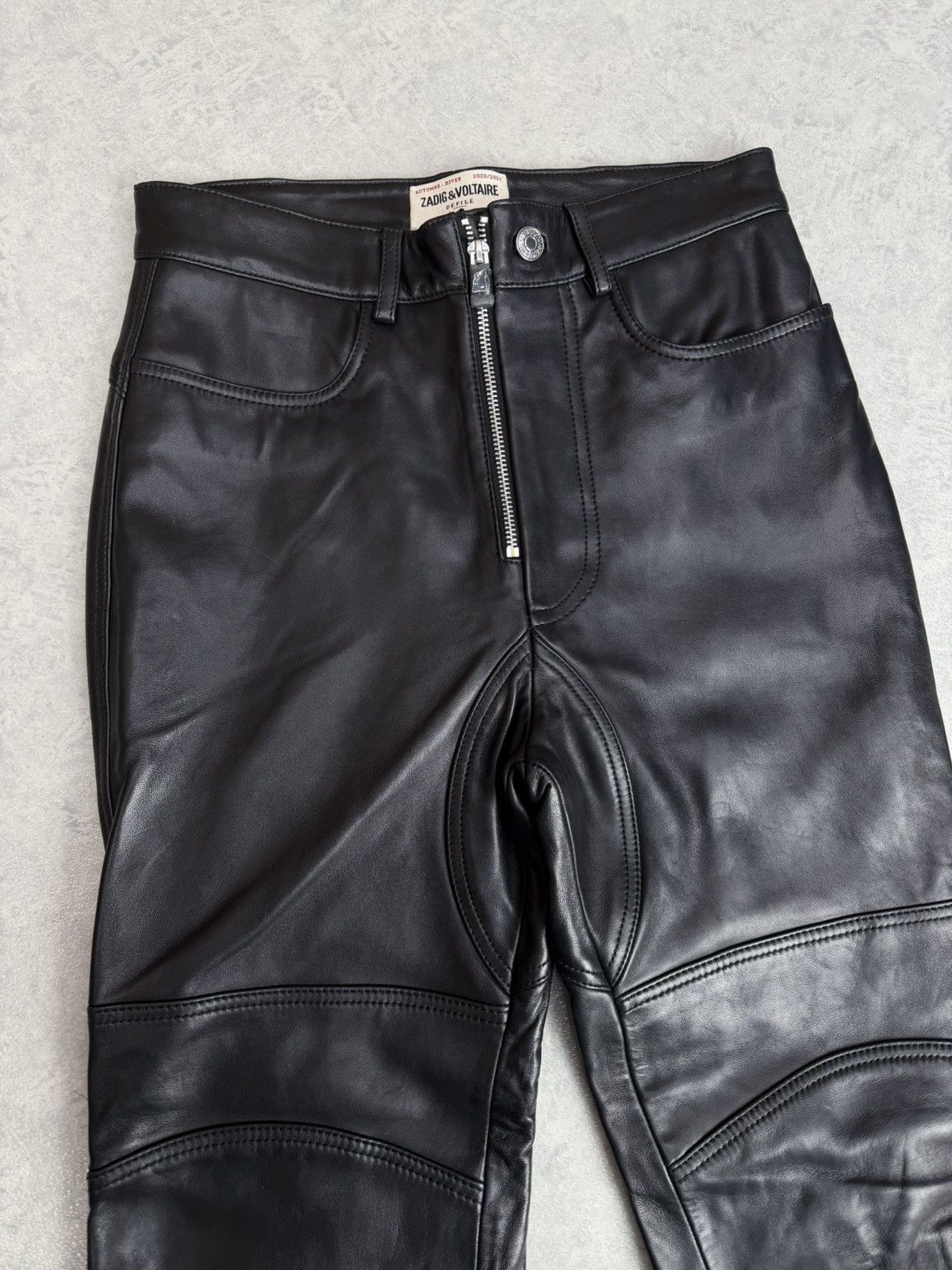 Zadig & Voltaire Zadig & Voltaire Punk Cuir Leather Pants Size 34 Size 24" / US 00 / IT 34 - 3 Thumbnail