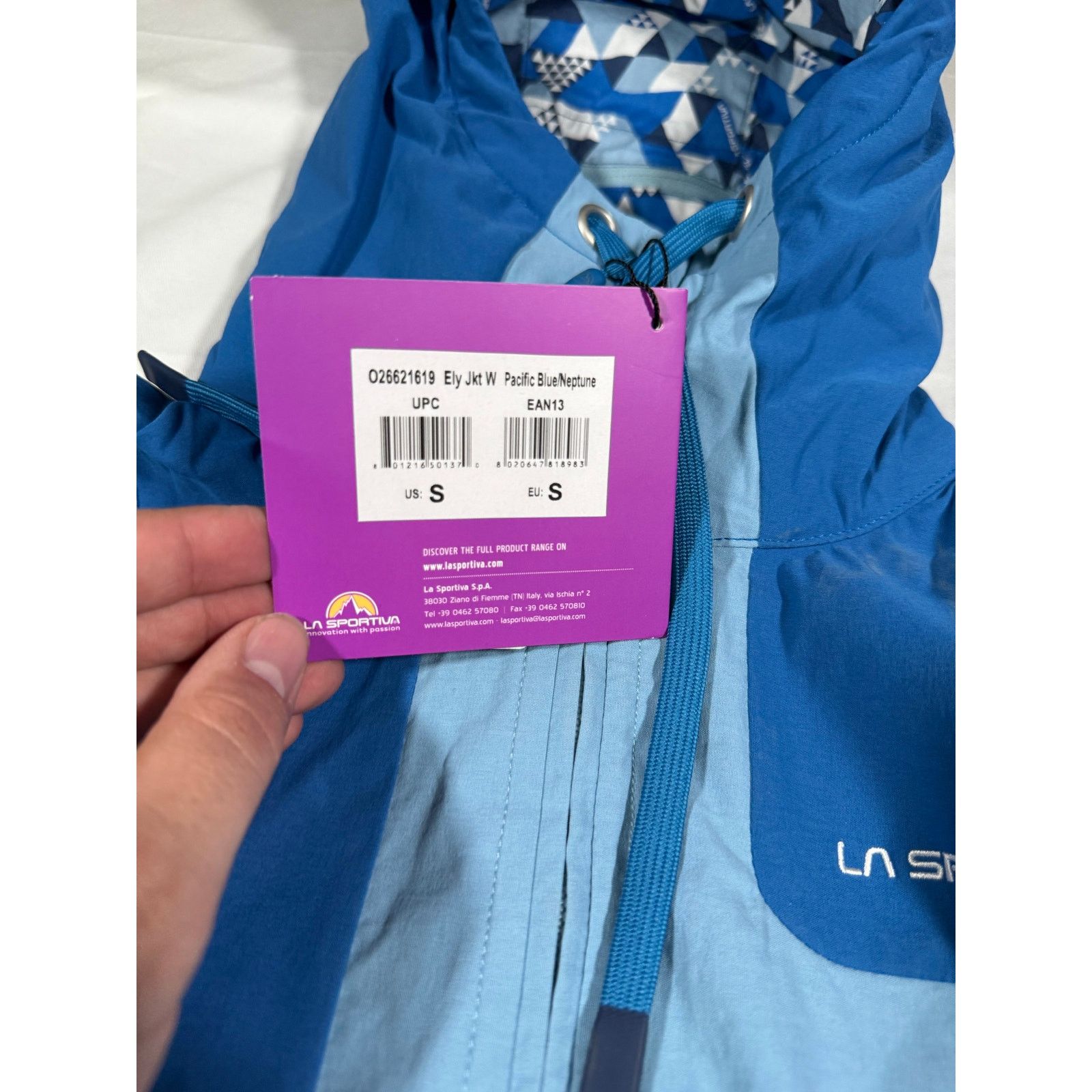 La Sportiva La Sportiva Jacket Women’s Small Blue Windproof Lightweight Size S / US 4 / IT 40 - 4 Thumbnail