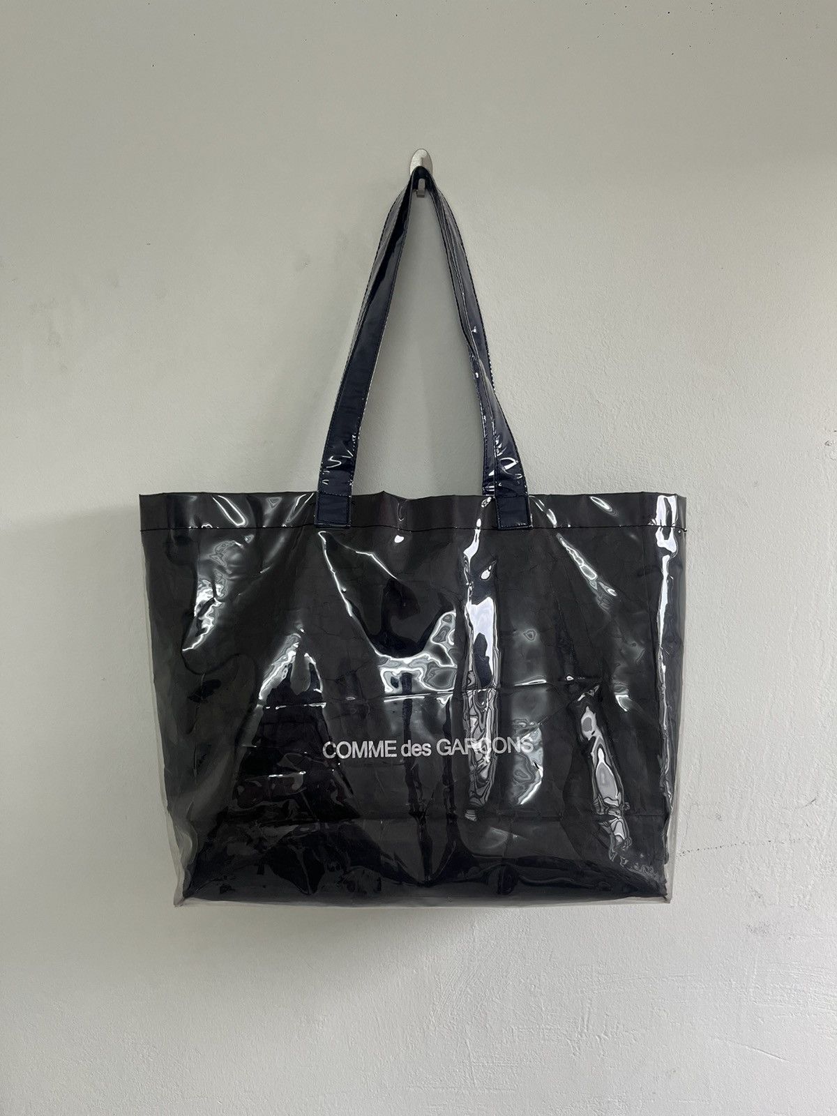 Black Market Comme des Garcons Comme Des Garcons PVC Paper Tote Bag Grailed