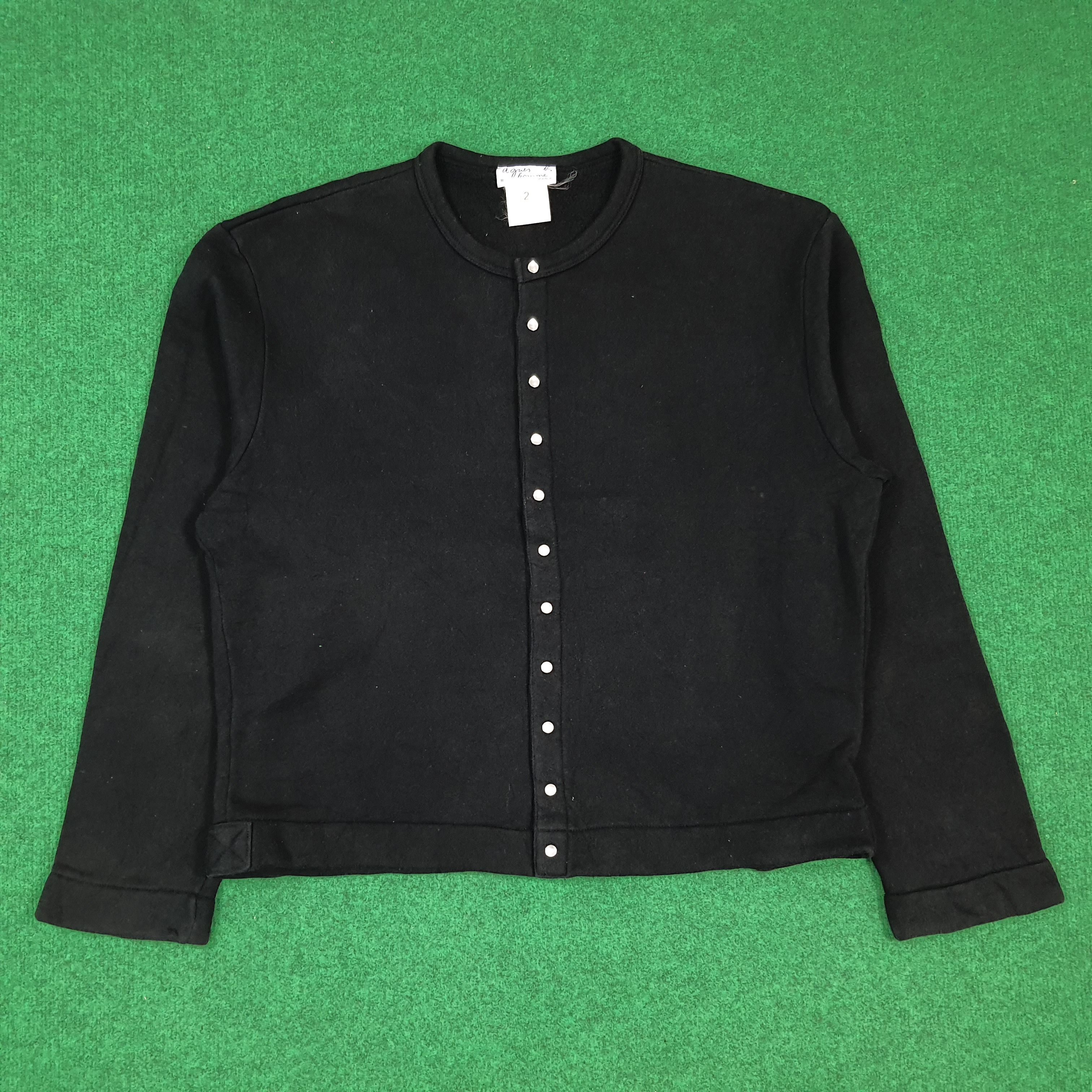 agnes b. Vintage Agnes b. Homme Paris Snap Button Cardigans C300N21 Size US M / EU 48-50 / 2 - 1 Thumbnail