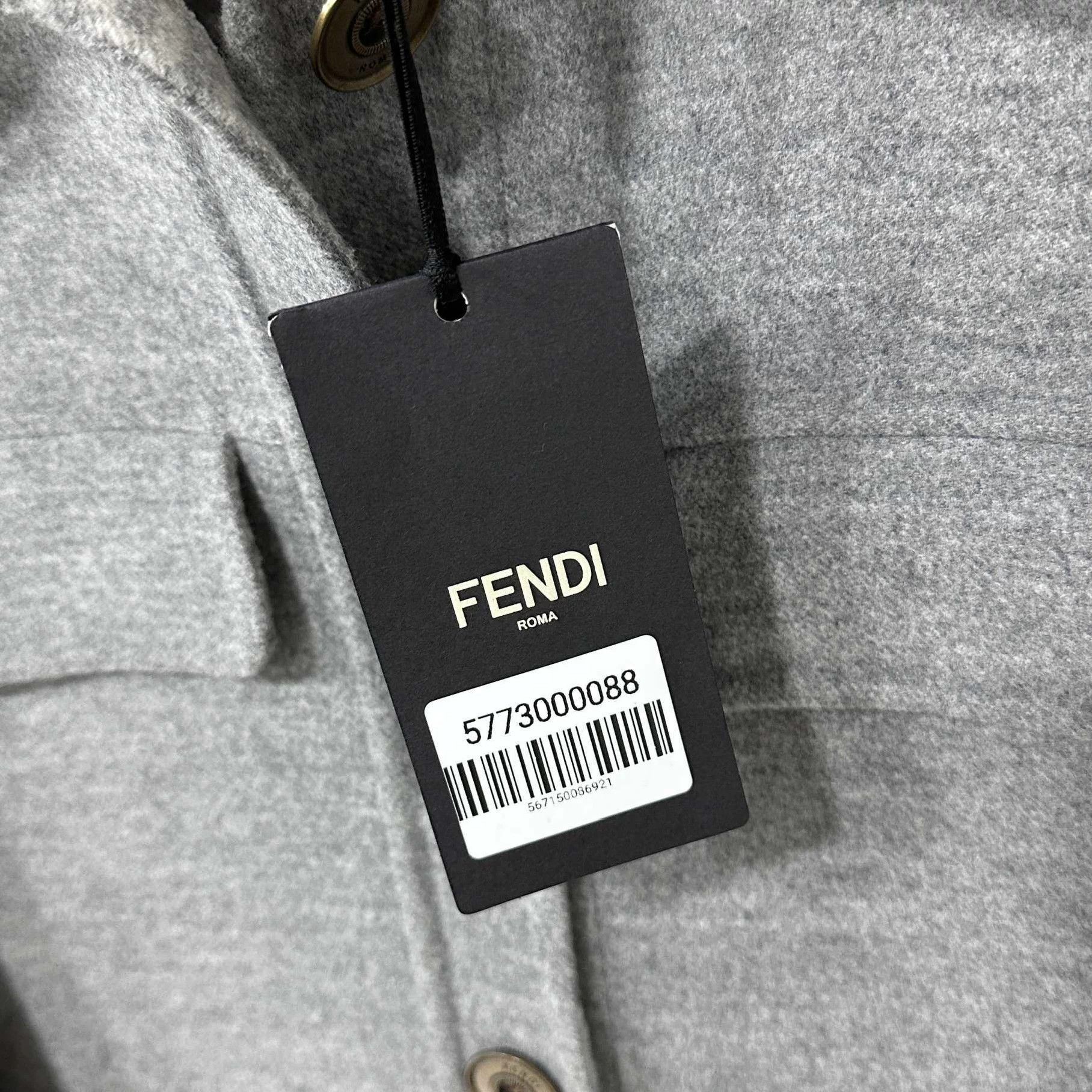 Fendi FENDI full inner print oversized overcoat 38 Size S / US 4 / IT 40 - 6 Thumbnail