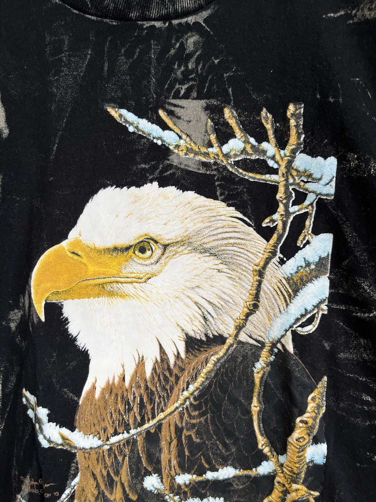 Other '93 John Pitcher Eagle Alaska Single Stitch Heavy T-shirt Size US XL / EU 56 / 4 - 3 Thumbnail