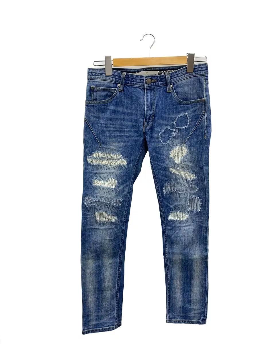 Number (N)ine Distressed Denim Jeans Size US 30 / EU 46 - 1 Thumbnail