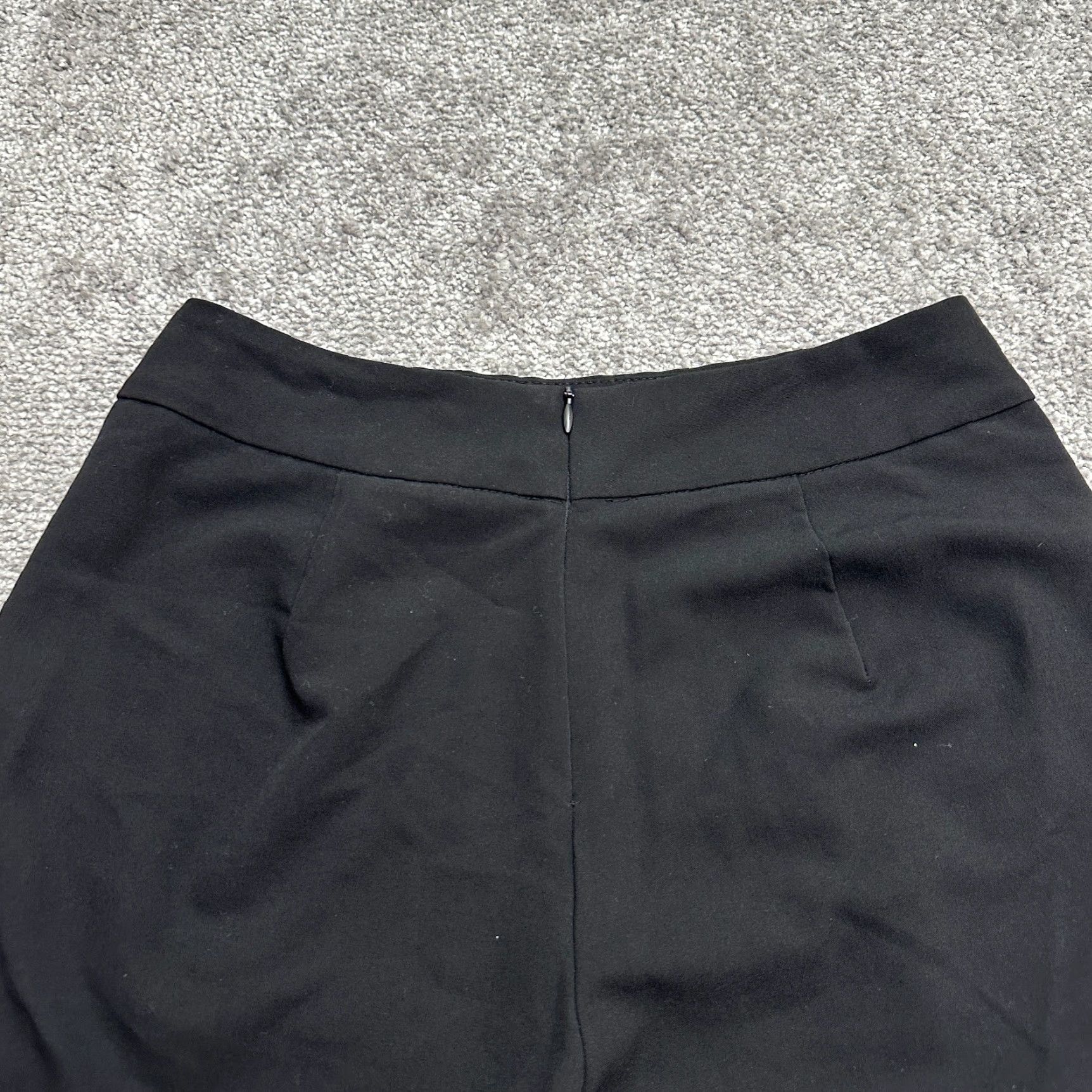 AQUA Aqua Skort Back Zip Womens Small Black Casual 26x13 Mini Size 28" / US 6 / IT 42 - 4 Thumbnail