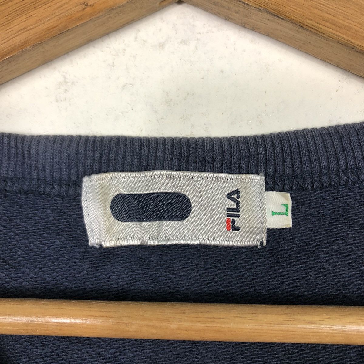 Fila × Japanese Brand 📌 Vintage Sweatshirt Fila Italia Big Logo Spell Out Design Size US L / EU 52-54 / 3 - 14 Thumbnail