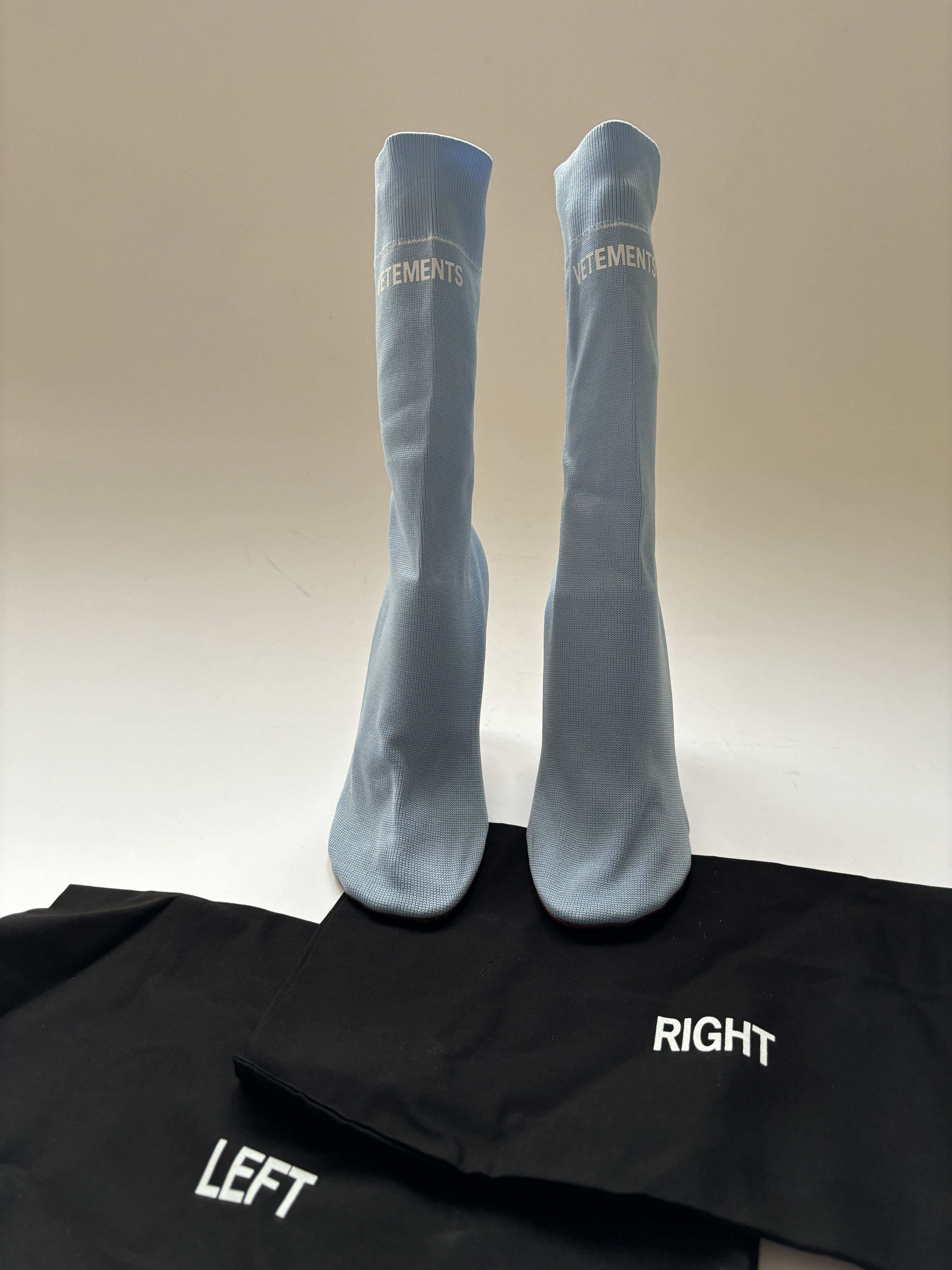 Vetements ⚡️QUICK SALE⚡️2016 Vetements Demna Lighter Heel Sock Boots Size US 9 / IT 39 - 3 Thumbnail