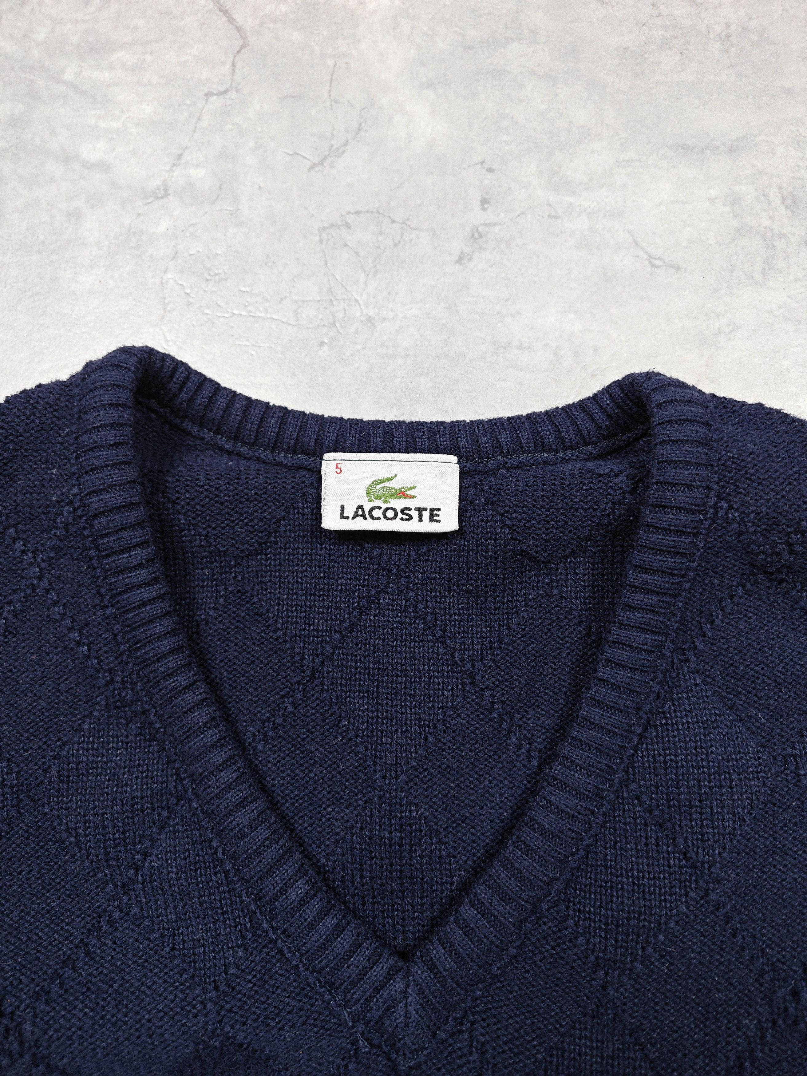 Lacoste Lacoste Vintage Sweater Size US L / EU 52-54 / 3 - 3 Thumbnail