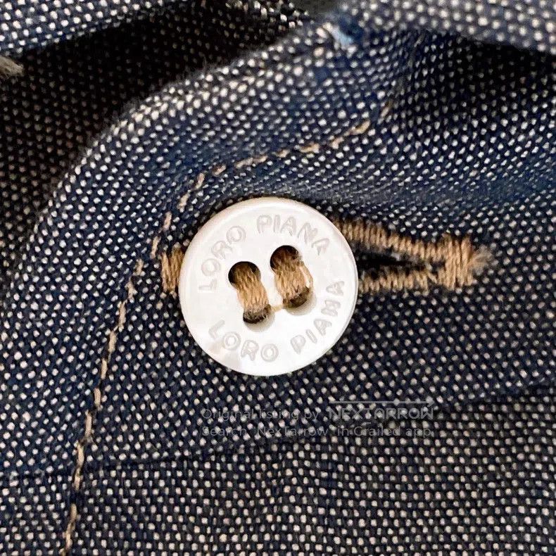 Loro Piana Loro Piana Roslyn Shirt with Enzyme Washed Cashmere Blende Size XXS / US 00 / IT 34 - 5 Thumbnail