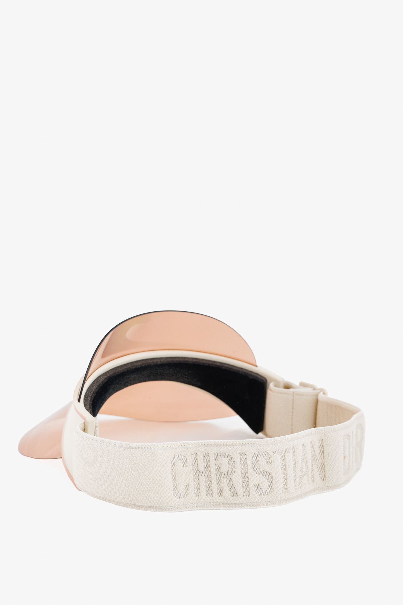 Dior Christian Dior DiorClub V1U Perspex & Jacquard Visor Size ONE SIZE - 4 Thumbnail