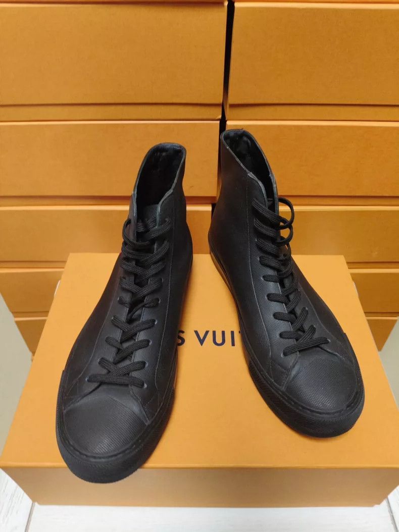 Louis Vuitton Louis Vuitton Leather HighTop Sneakers-2506 Size US 8 / EU 41 - 5 Thumbnail