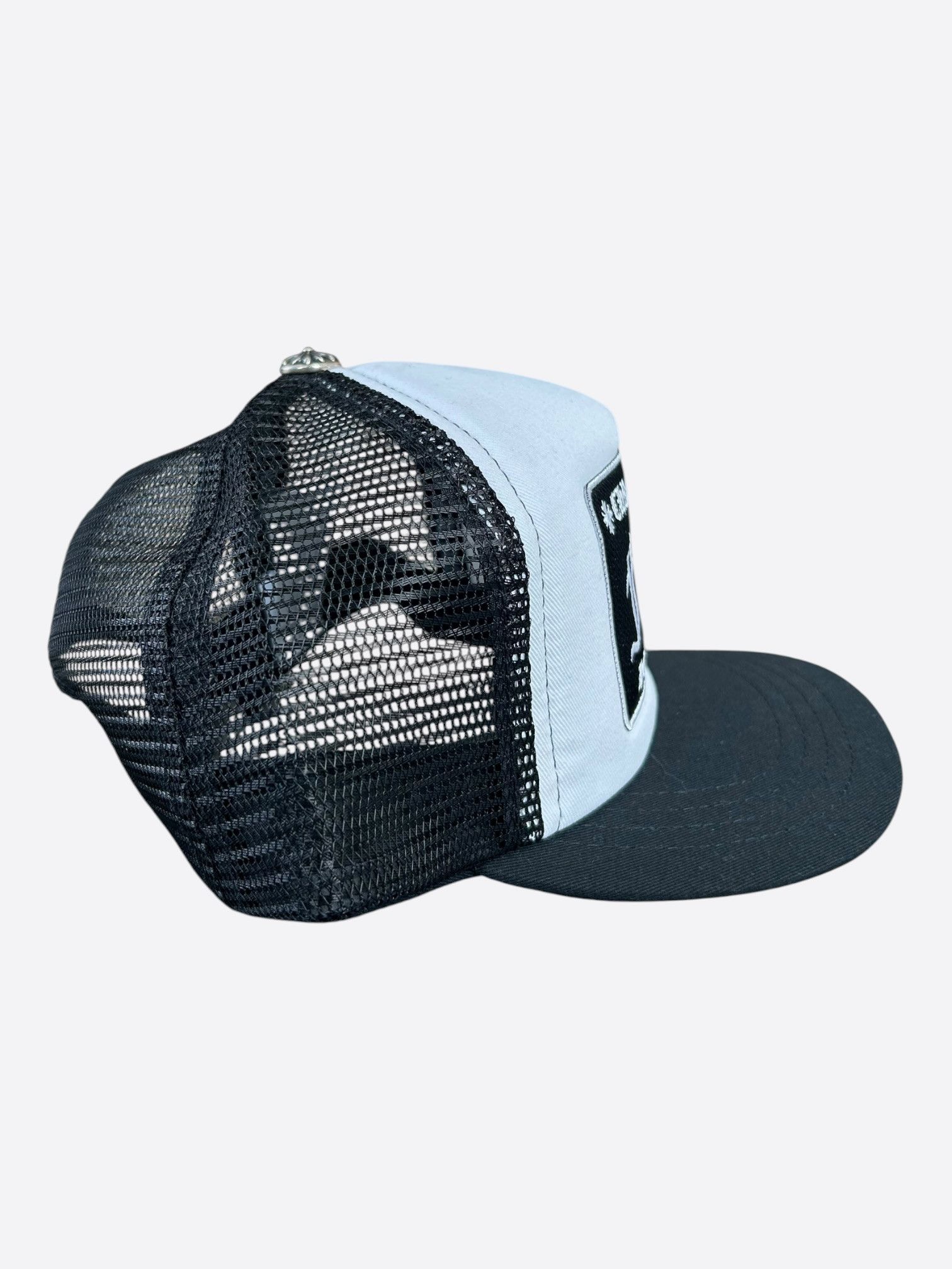 Chrome Hearts Chrome Hearts Black & White F**K Trucker Hat Size ONE SIZE - 2 Thumbnail