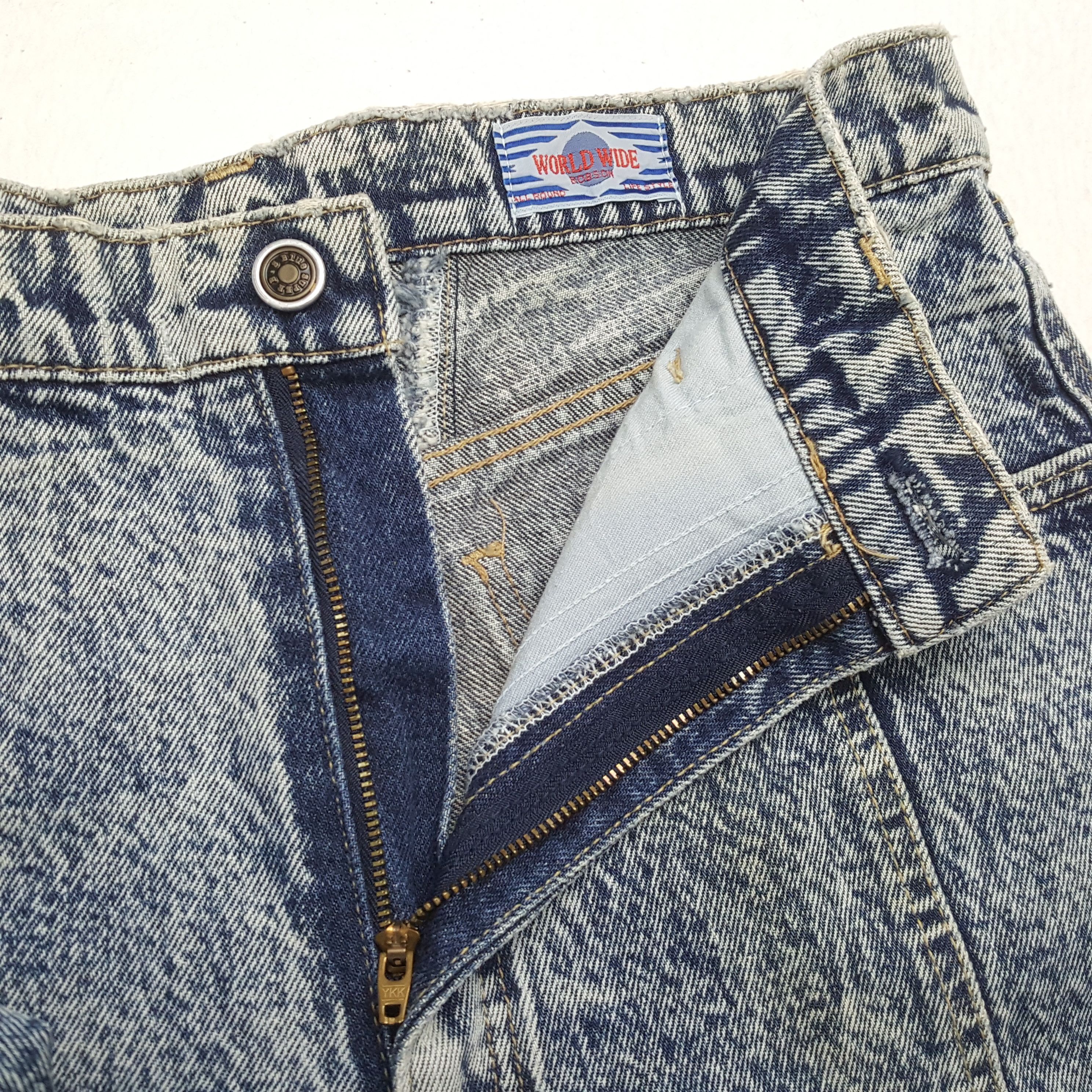 Vintage Vintage SUPER BARREL BOBSON American Style Denim Jeans Size US 30 / EU 46 - 12 Thumbnail