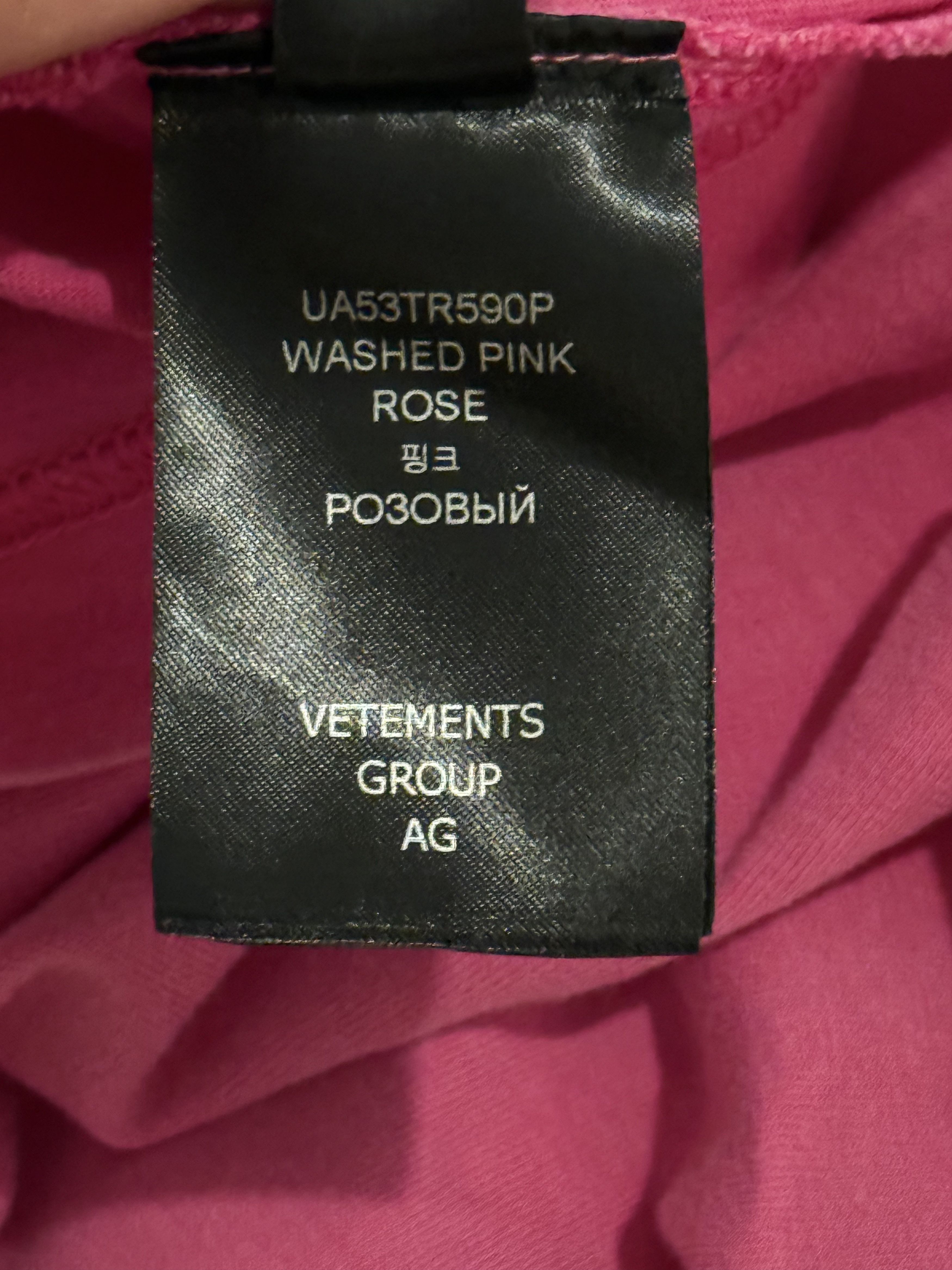 Vetements Vetements I Got Lucky Tee - Pink Size US S / EU 44-46 / 1 - 9 Thumbnail