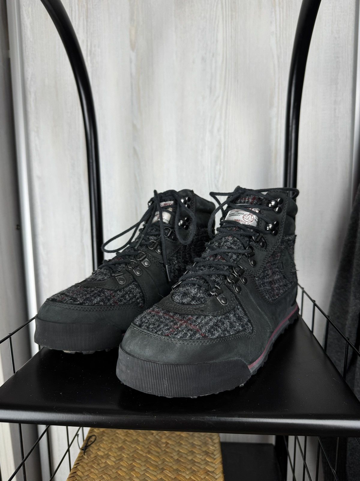The North Face THE NORTH FACE x Harris Tweed Back to Berkeley Black Boots Size US 8.5 / EU 41-42 - 9 Thumbnail