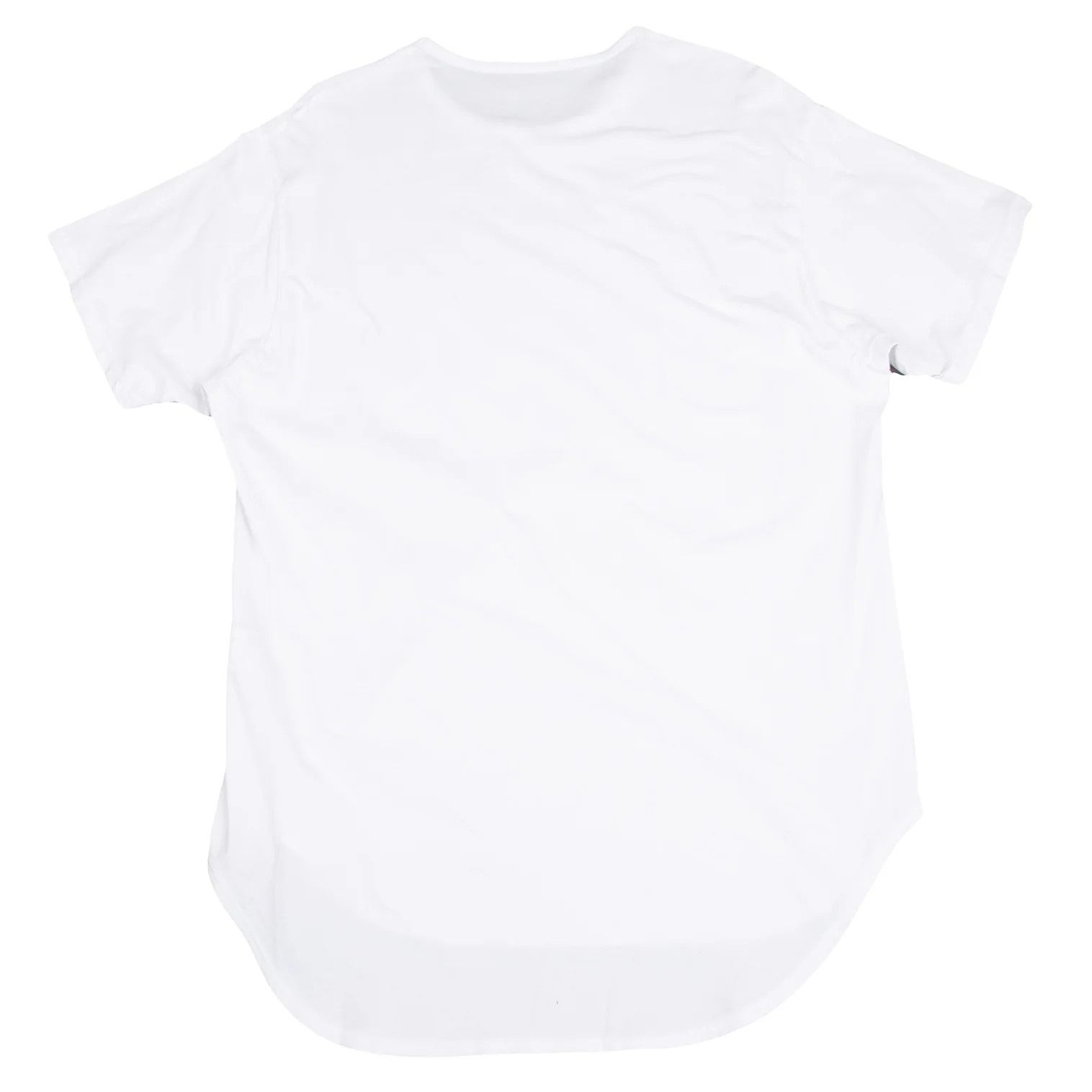 Yohji Yamamoto Cotton Jersey Round Cut T-Shirt in White Size US S / EU 44-46 / 1 - 14 Thumbnail
