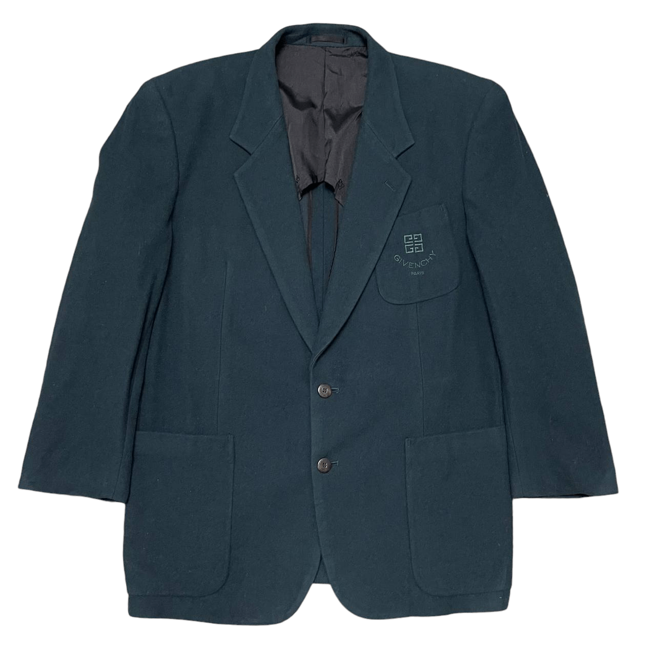 Givenchy Vintage Givenchy Paris Wool Coat Blazer Size US L / EU 52-54 / 3 - 1 Thumbnail