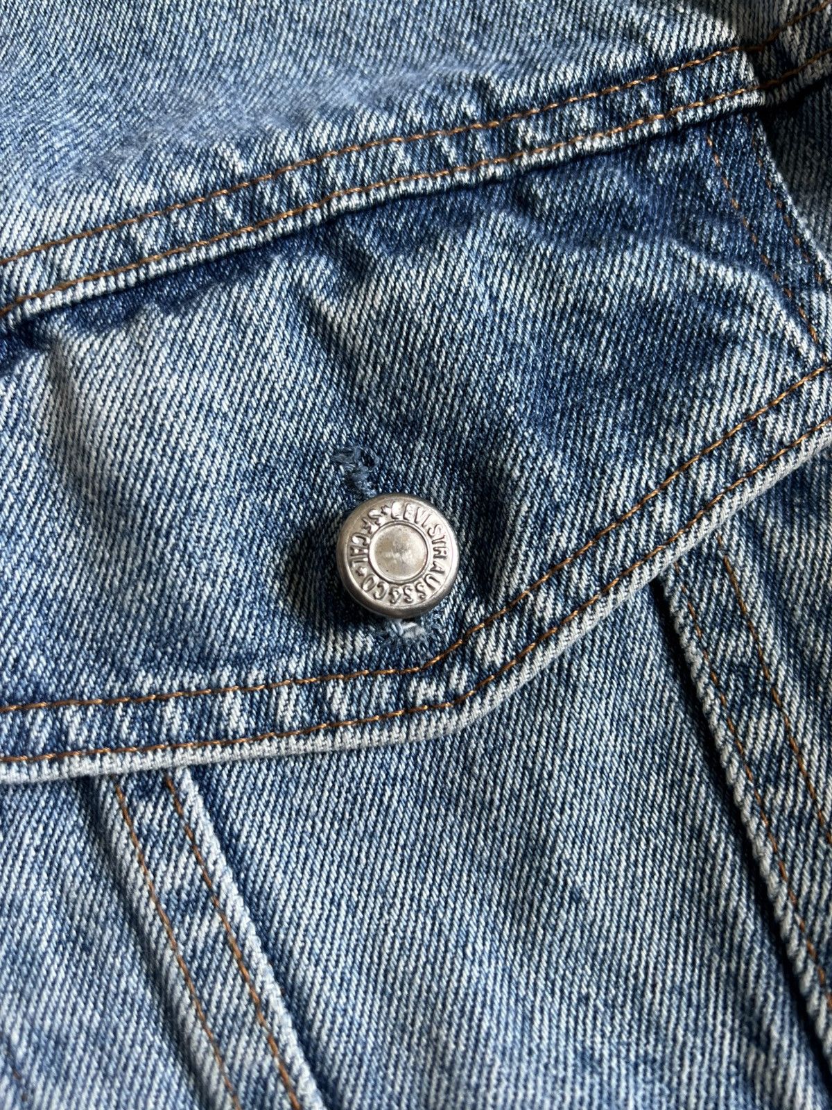 Levi's Vintage Clothing Vintage Men’s Levi’s 501 Denim Jacket W34 L36 1980s–90s USA Size US L / EU 52-54 / 3 - 8 Thumbnail