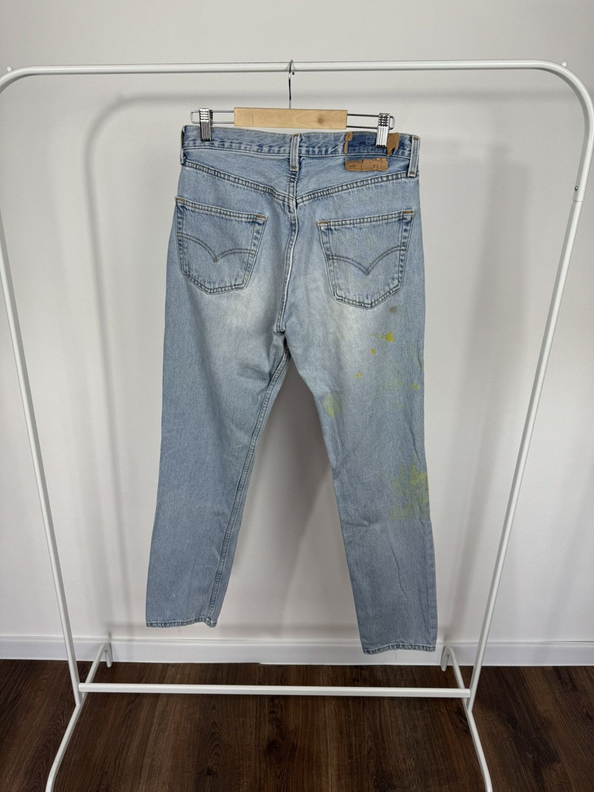 Levi's Levi’s Made in USA Distressed Light Blue Jeans Vintage W31 Size US 31 - 1 Thumbnail