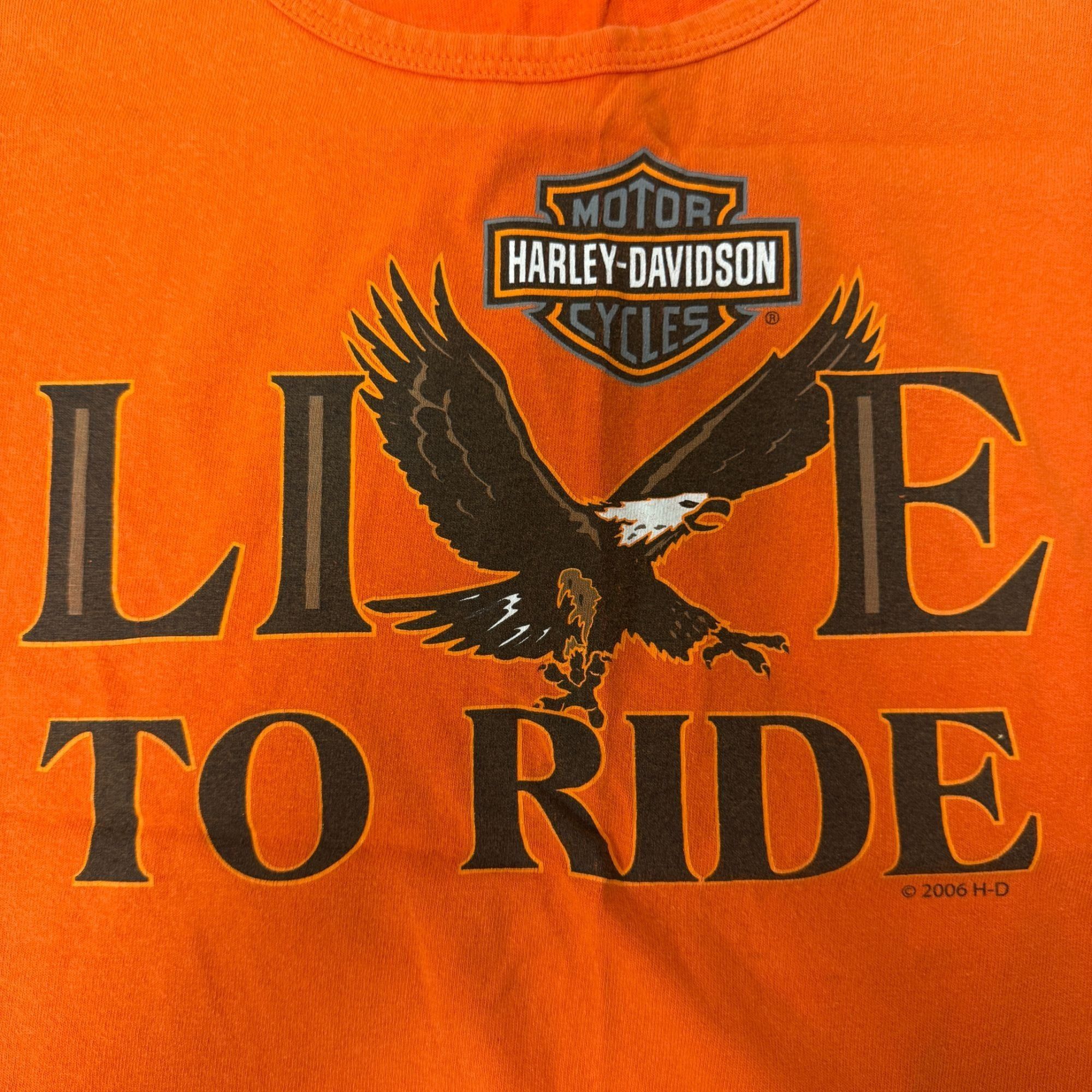 Harley Davidson H-D Motorcycle LIVE to RIDE Tank Top BIKER Muscle Shirt XL Size US XL / EU 56 / 4 - 4 Thumbnail