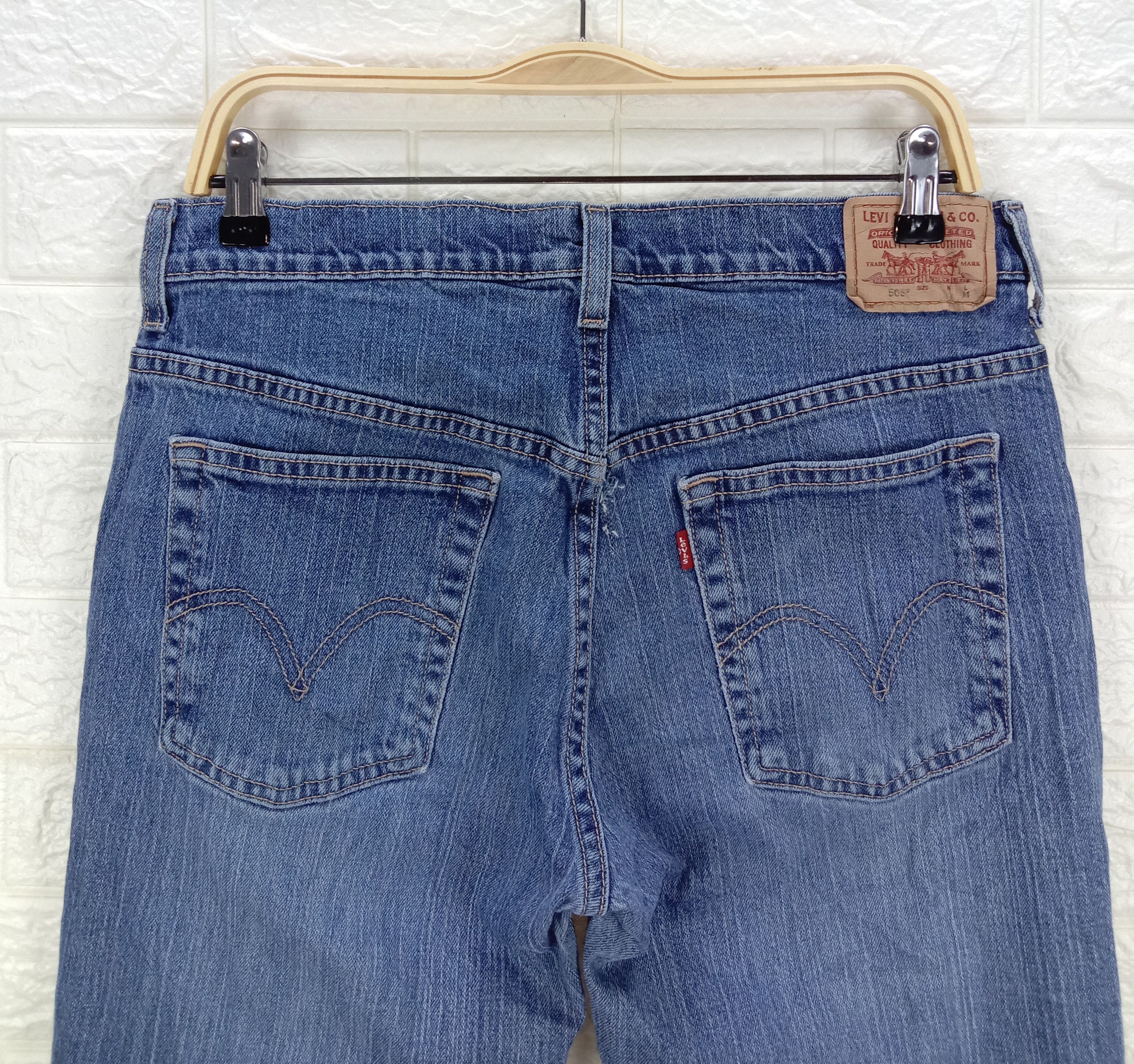 Levi's Vintage Levi's 505 Jeans Nouveau Low Straight Denim Size 31" - 6 Thumbnail