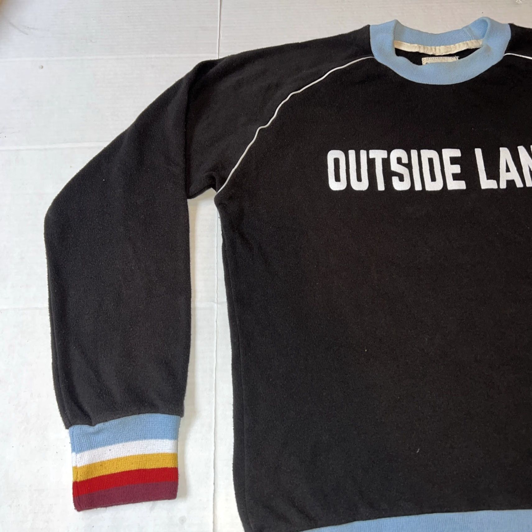 Vintage VINTAGE Camp Collection Sweatshirt Mens S Black Rainbow Cuffs Concert Outside Lands 90s Theme Pullover Logo All Seasons Size US S / EU 44-46 / 1 - 2 Thumbnail