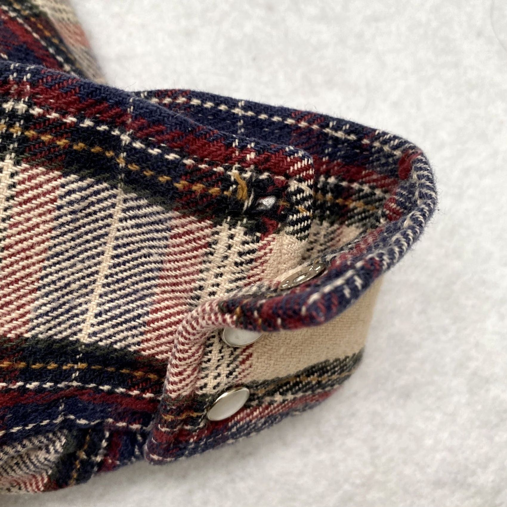 Vintage VINTAGE 80s 70s BIG MAC Heavy Duty Mens LT Tall Plaid Flannel Pearl Snap Work Shirt Size US L / EU 52-54 / 3 - 4 Thumbnail