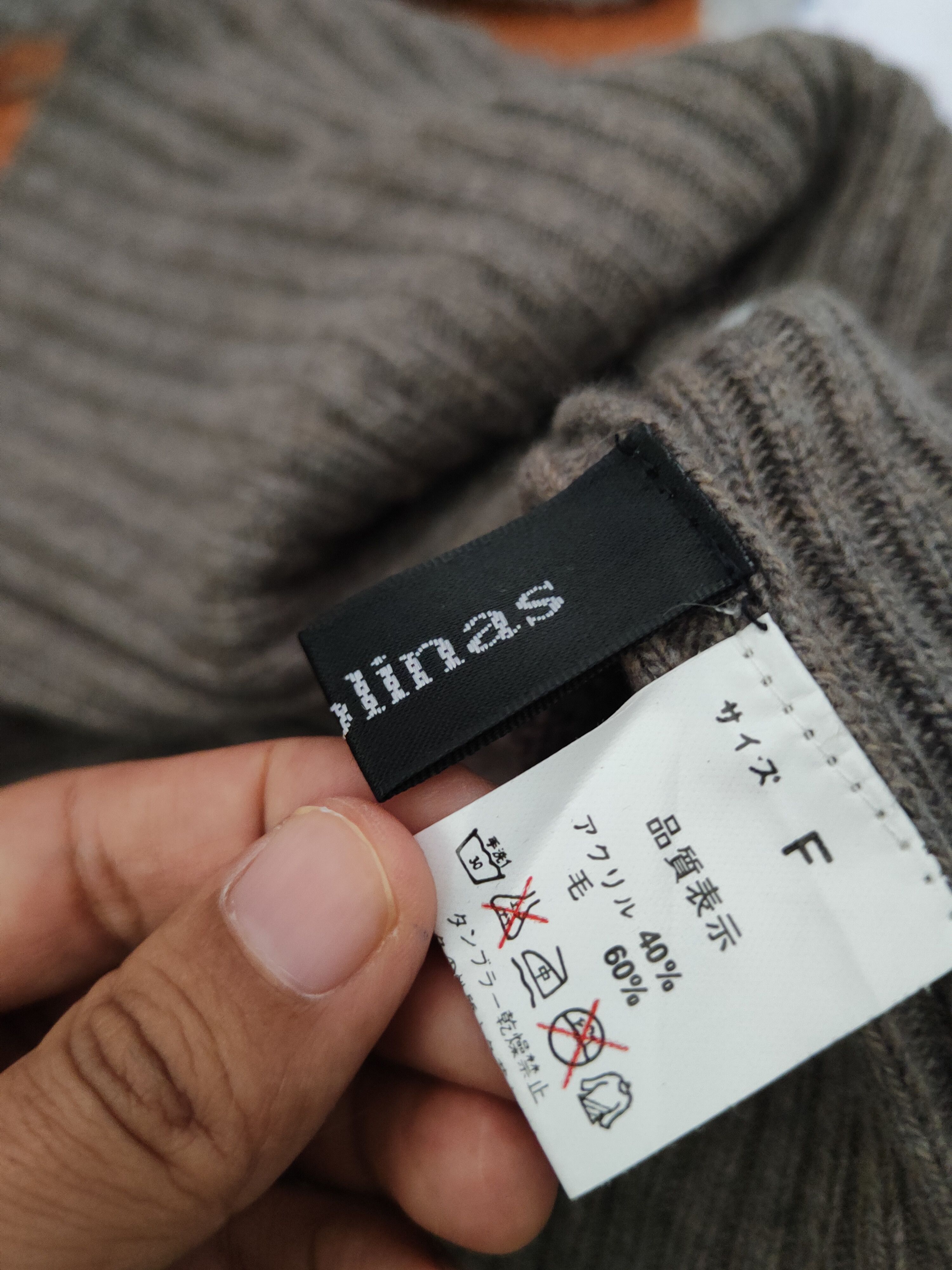 Homespun Knitwear × Japanese Brand × Vintage Lascolinas Brown Knitwear Blouses #W1545 Size M / US 6-8 / IT 42-44 - 10 Thumbnail