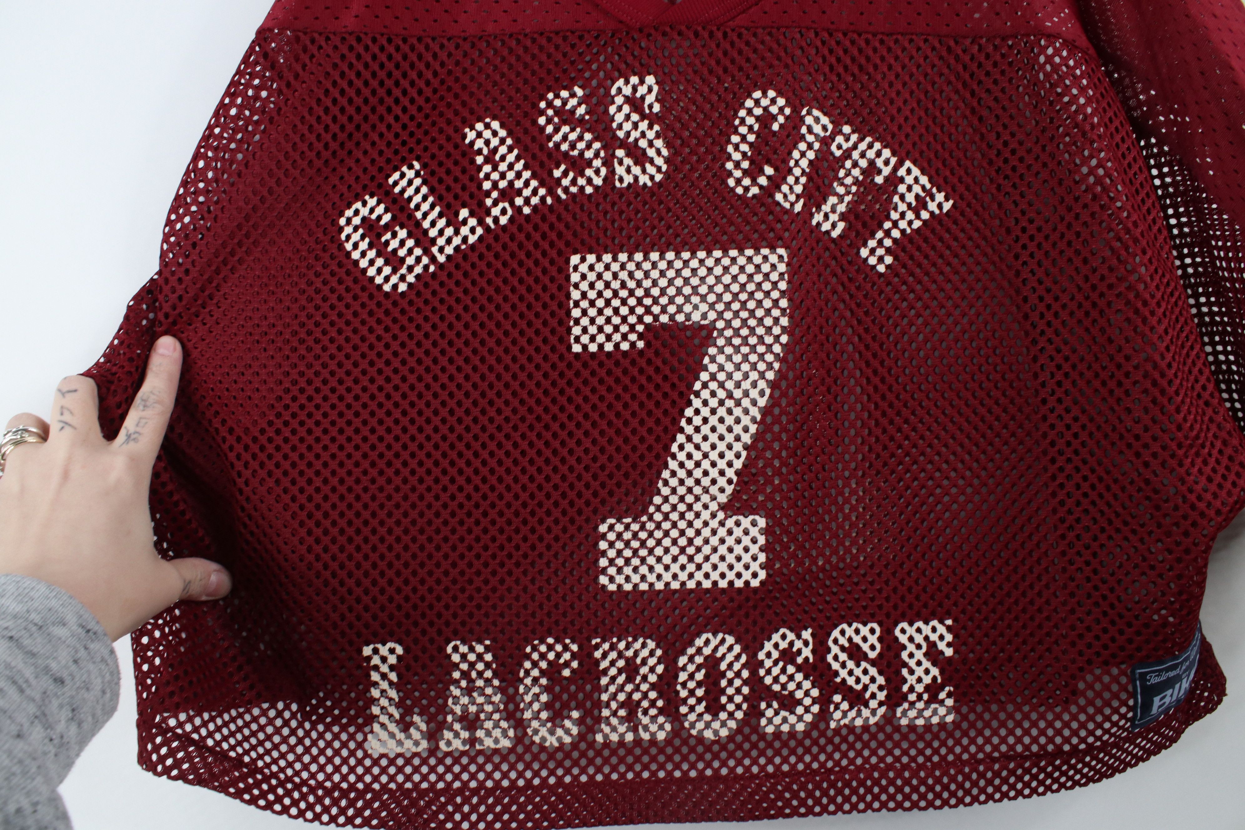 Vintage Vintage 90s Bike Mesh Glass City Lacrosse Jersey Red #7 USA Size US XL / EU 56 / 4 - 5 Thumbnail