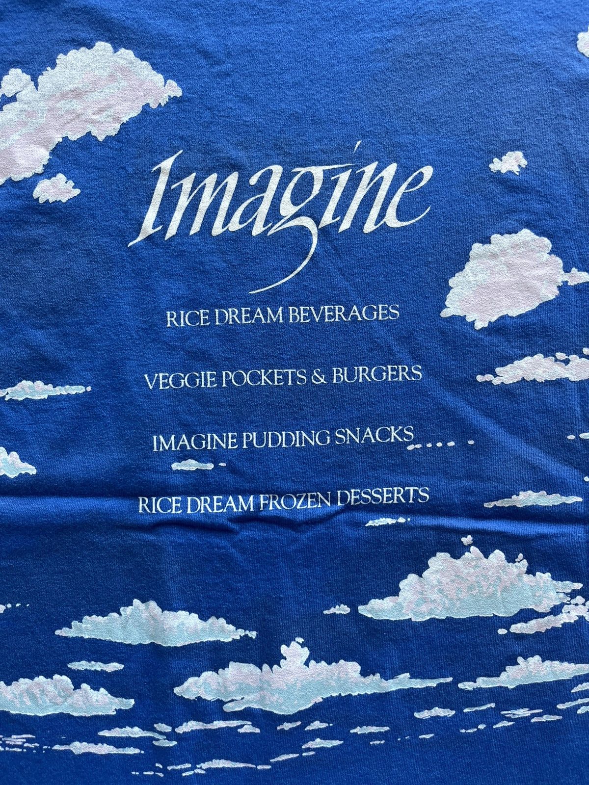 Vintage Vintage Imagine Foods 90’s Tshirt Size US XL / EU 56 / 4 - 8 Thumbnail