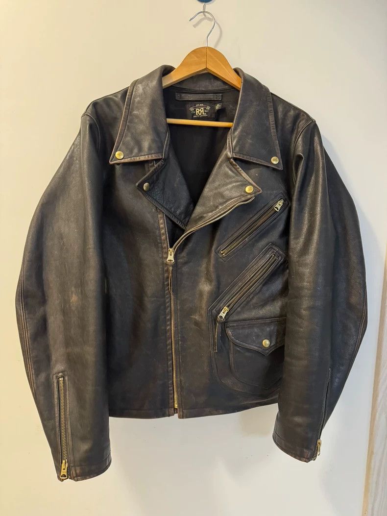 RRL Ralph Lauren J24 version leather jacket
