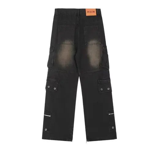 Japanese Brand Hirase x Iken High Street Vintage Loose Jeans Blue Size US 30 / EU 46 - 8 Thumbnail