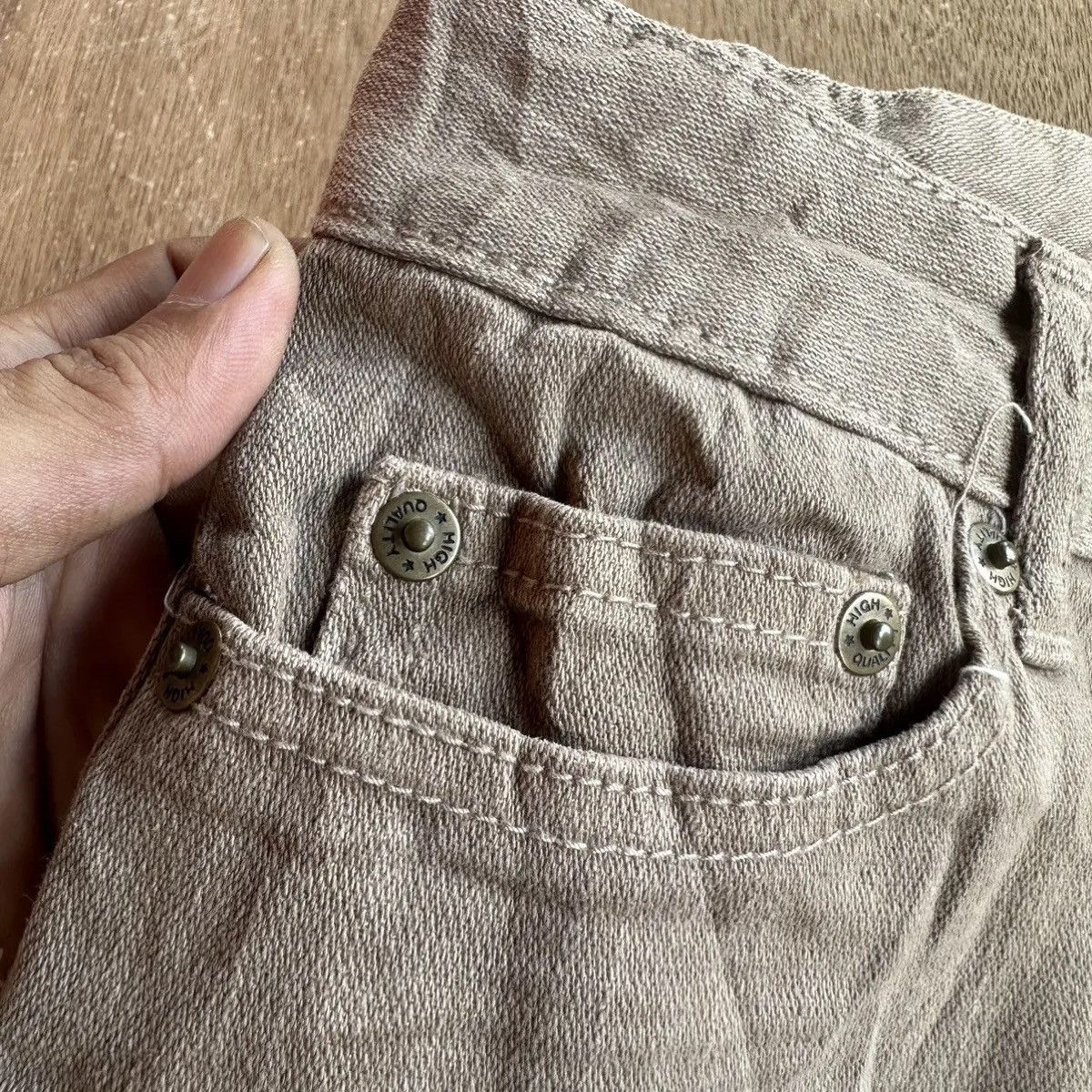 Japanese Brand × honeyee.com VINTAGE J-HONEY JEANS FLARE/BOOTCUT TROUSERS BLANK PANTS Size 29" - 9 Thumbnail