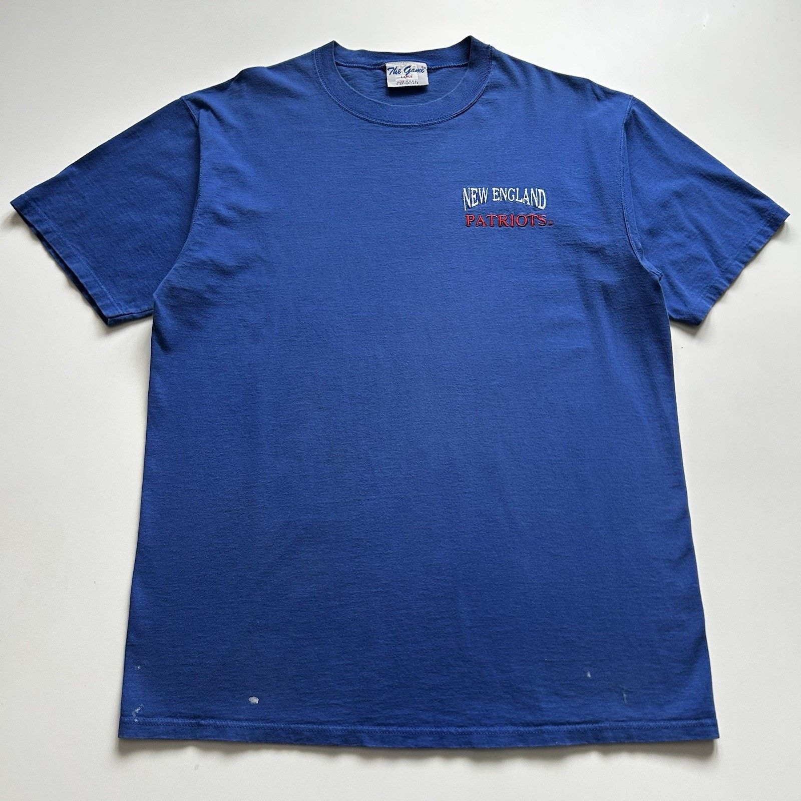 Vintage The Game New England Patriots T Shirt Large 90s NFL