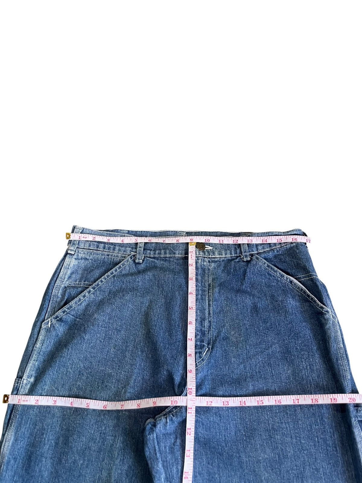 Fubu Vintage Japanese Brand Carpenter Workwear Baggy Jeans Size US 33 - 6 Thumbnail