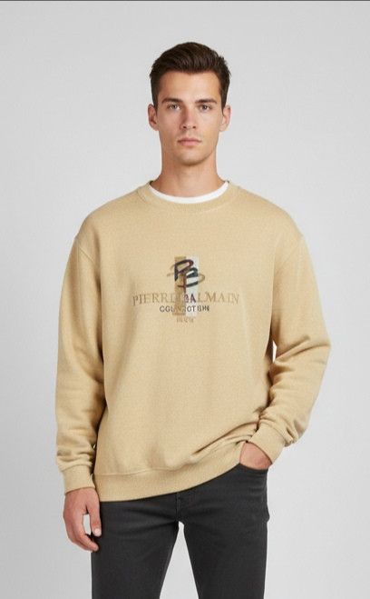 Pierre Balmain Vintage Piere Balmain Paris Sweatshirt Size US L / EU 52-54 / 3 - 1 Thumbnail