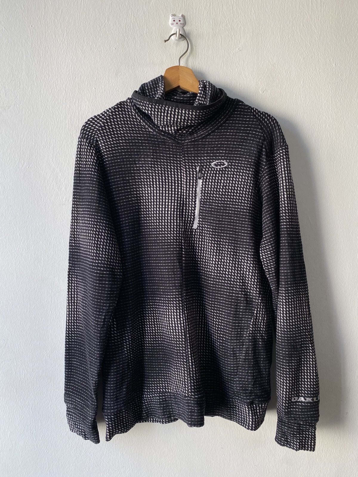 Oakley 2000s Oakley Performance Fit Turtleneck Design Fleece Size US M / EU 48-50 / 2 - 4 Thumbnail