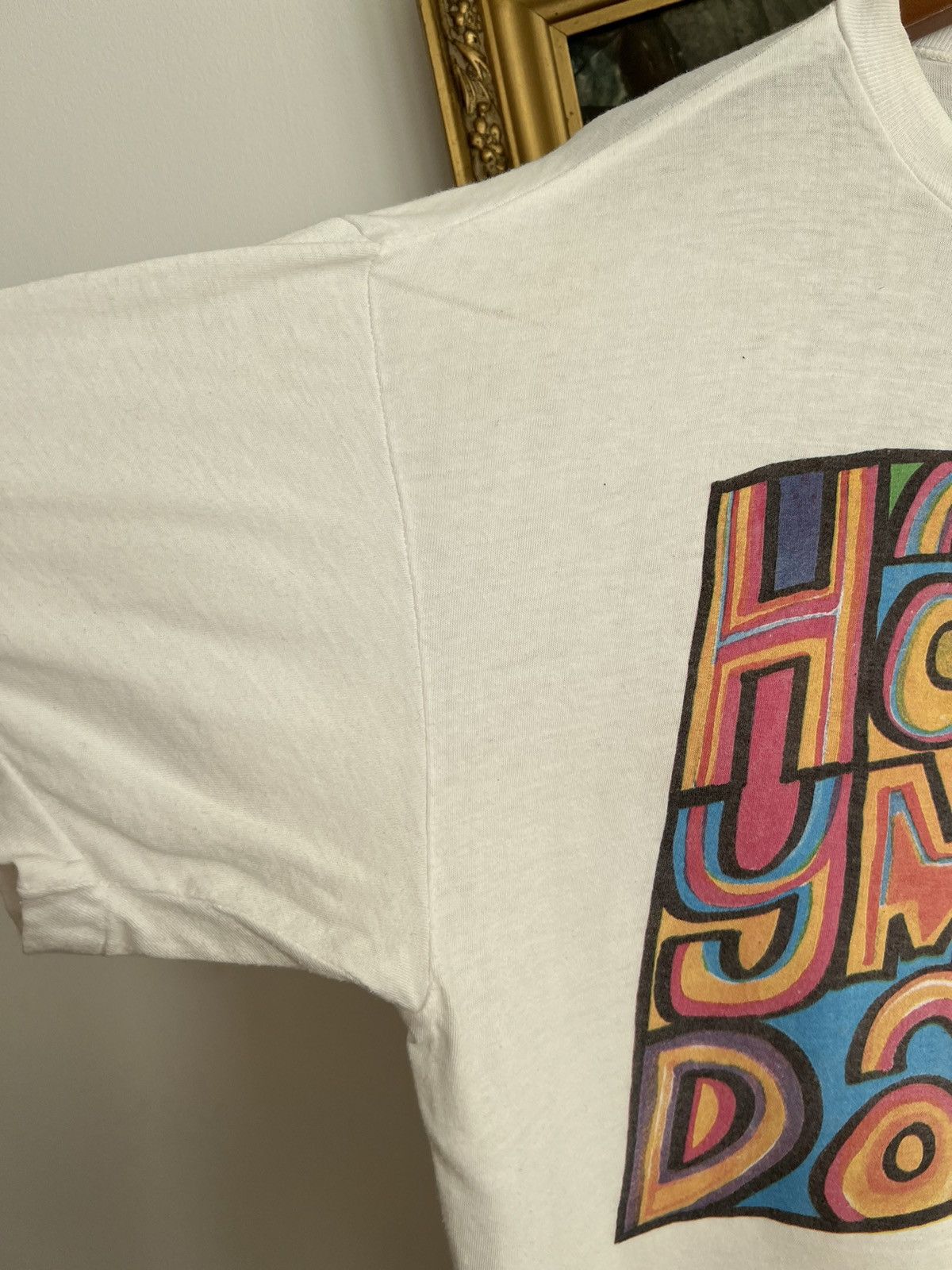 Band Tees Vintage 1989 Happy Mondays Rock Band White T-shirt Size US L / EU 52-54 / 3 - 12 Thumbnail