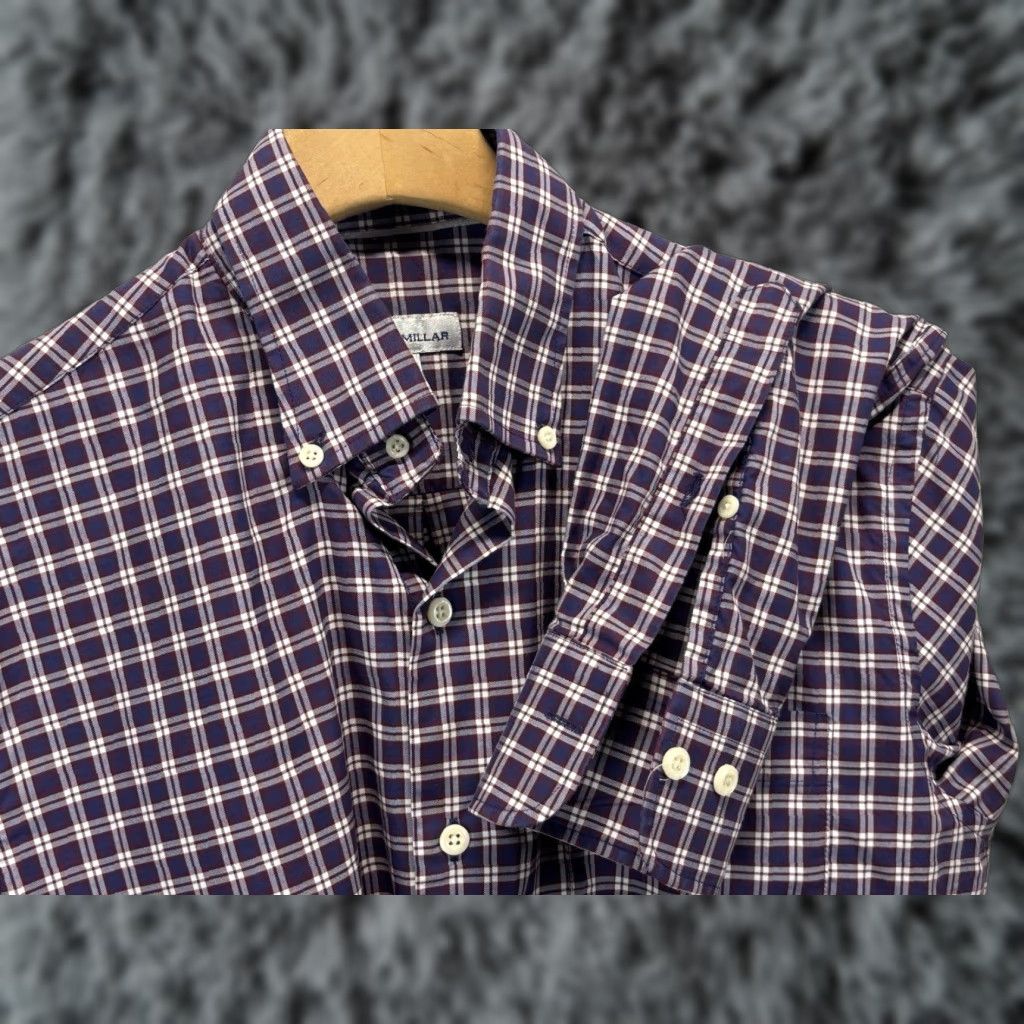 Peter Millar Peter Millar Shirt Men’s Small Blue Check Button-Down Long Sleeve Size S Mens Size US S / EU 44-46 / 1 - 1 Thumbnail