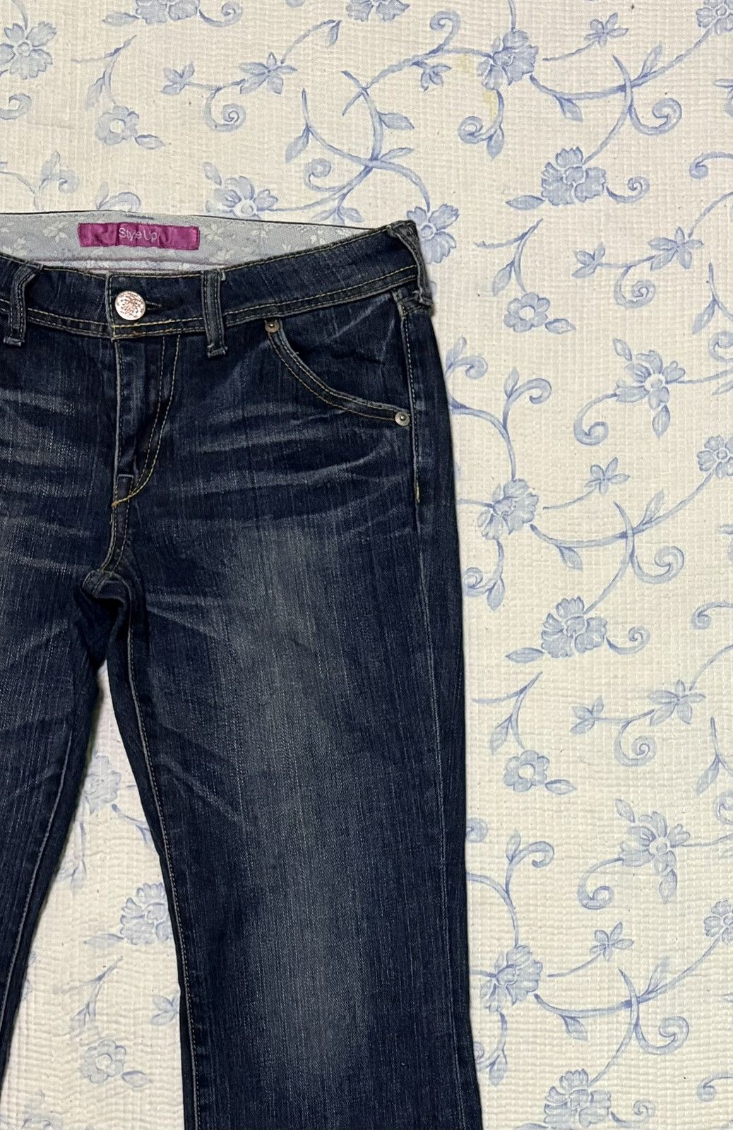 Uniqlo Japanese Uniqlo Style Up Streetwear Pant Flared Denim Size US 30 / EU 46 - 7 Thumbnail