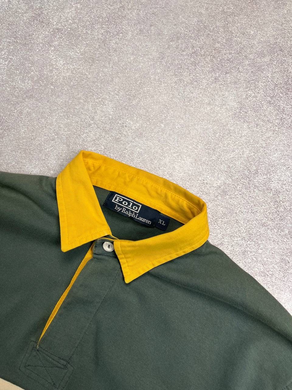 Vintage Vintage Polo Ralph Lauren Boxy Rugby Shirt Y2K XL Size US XL / EU 56 / 4 - 3 Thumbnail